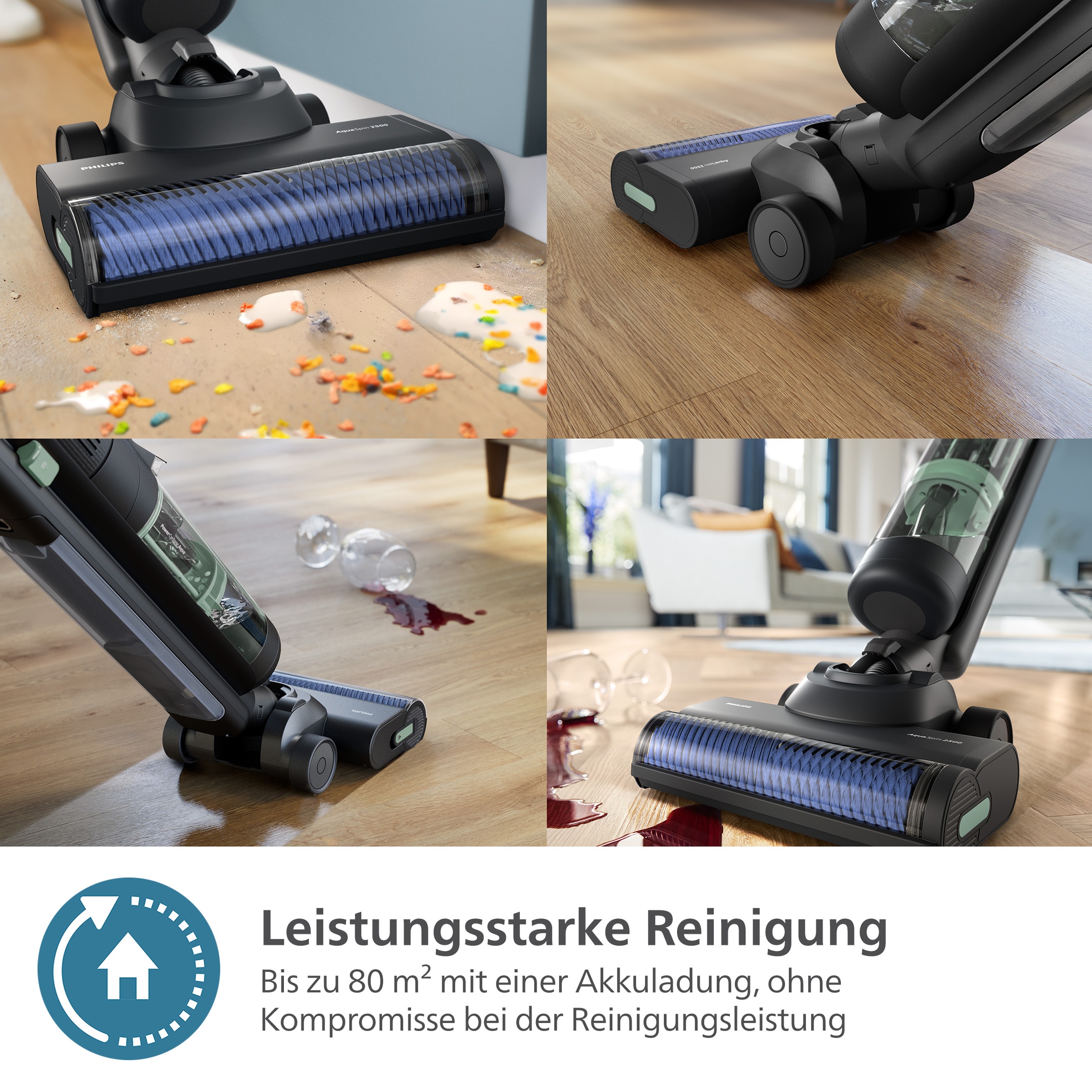 Philips Nass-Trocken-Akkusauger »AquaTrio Cordless 7000 Series XW7263/11«, günstig online kaufen