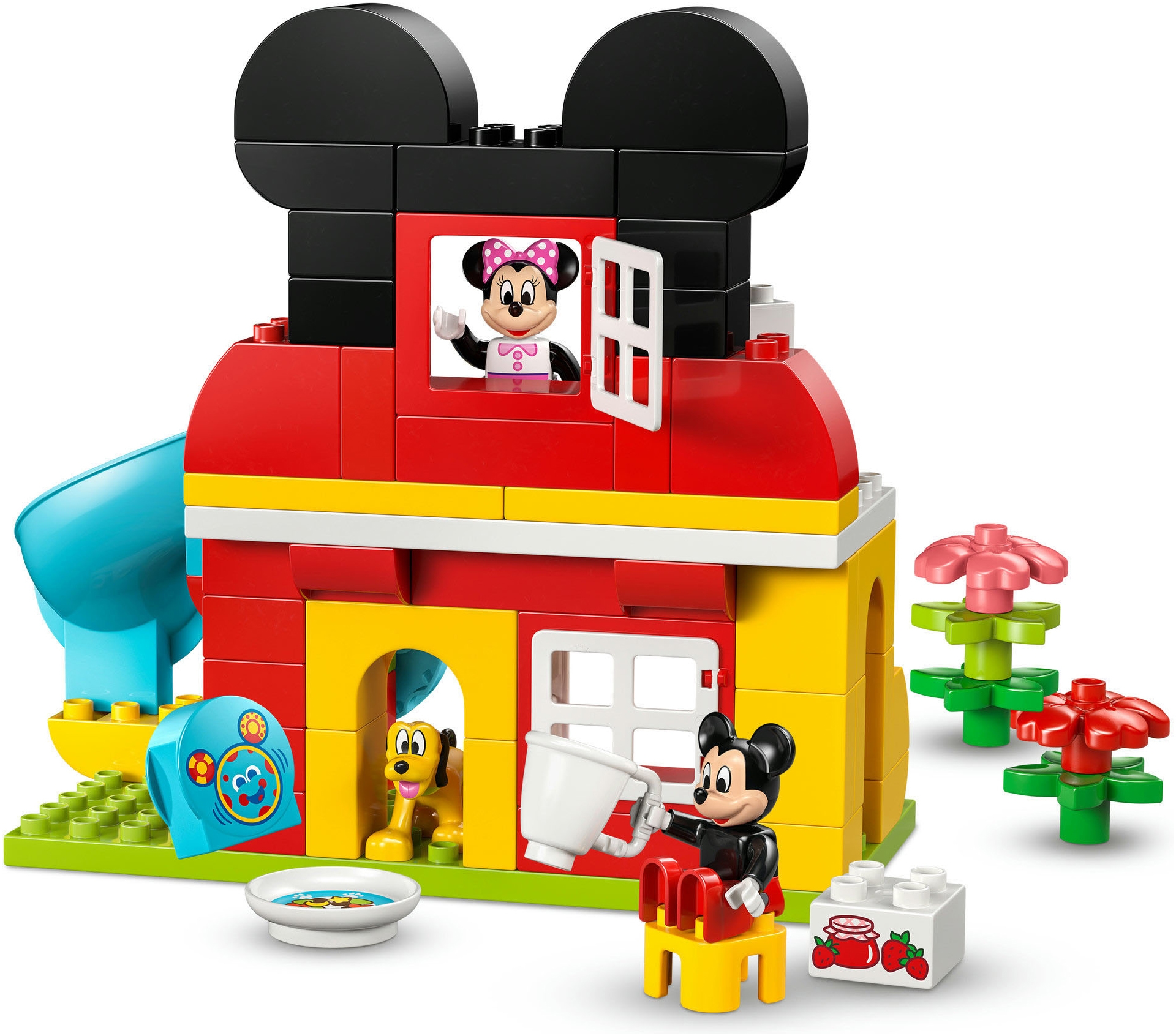 LEGO® Konstruktionsspielsteine »Micky Maus Wunderhaus mit Minnie und Pluto (10465), LEGO DUPLO Disney™«