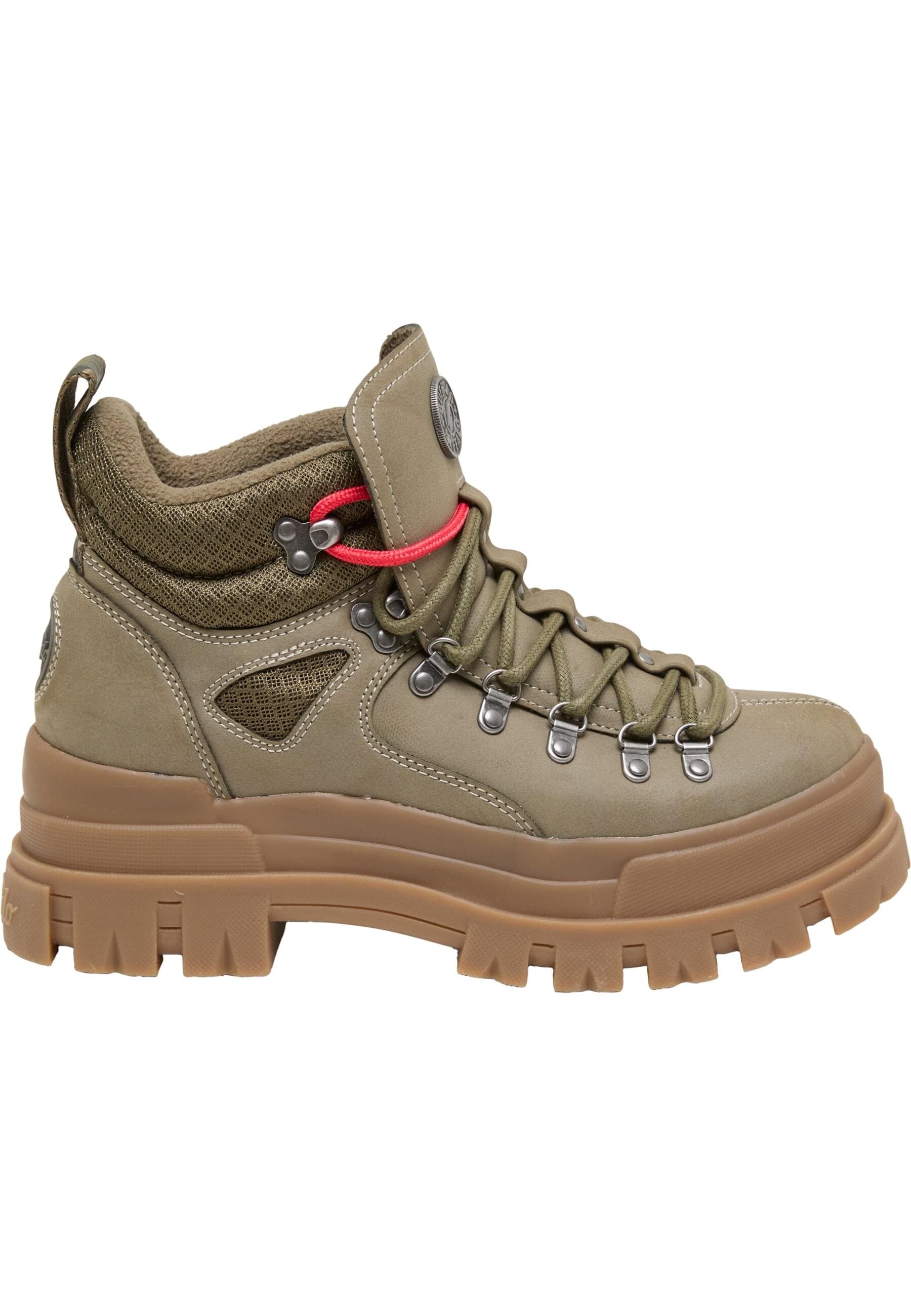 Buffalo Stiefel »Buffalo ASPHA LACE UP HIKE - VEGAN NUBUCK/MESH«