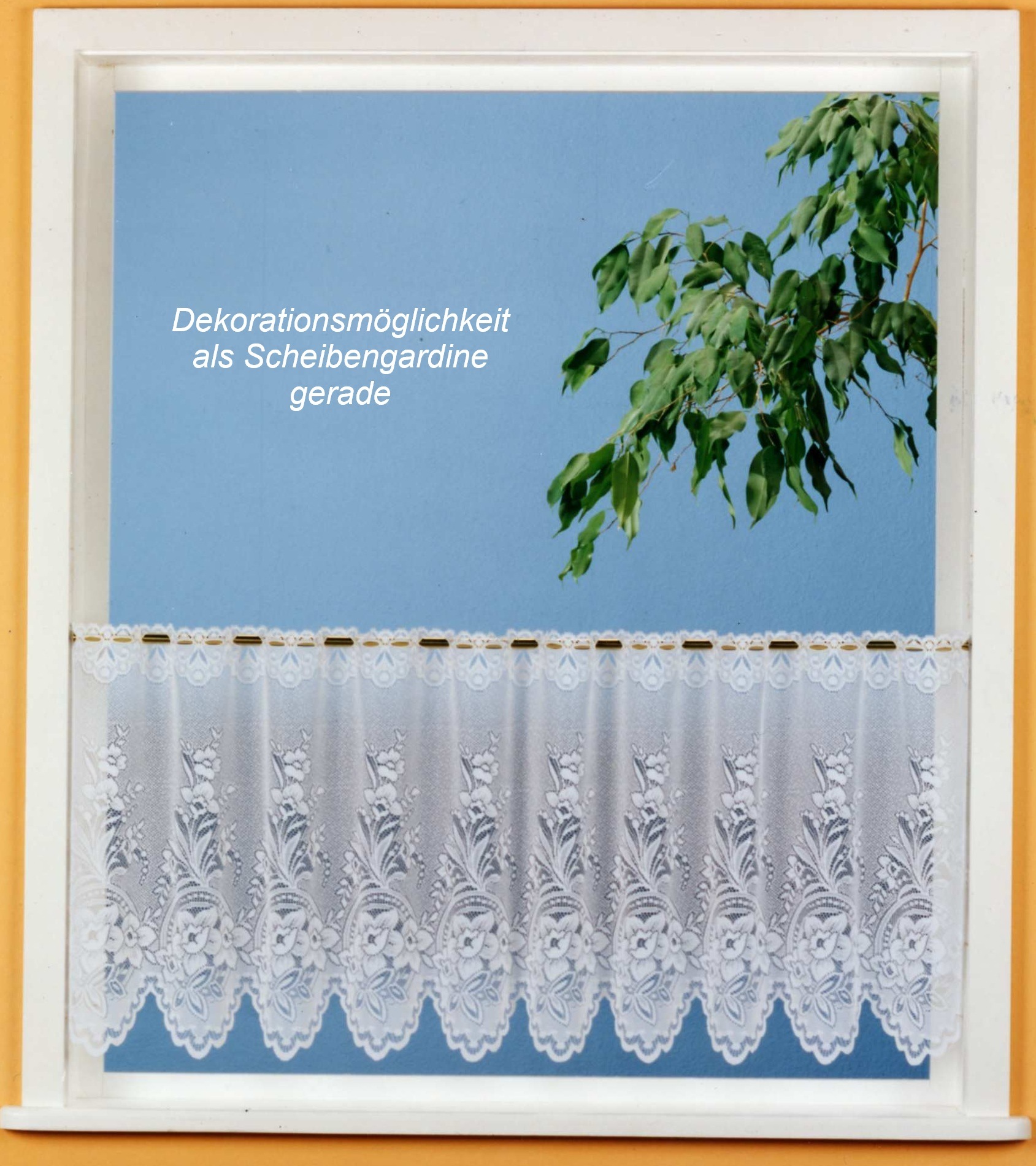 Weckbrodt Scheibengardine »Ella« Stangendurchzug 1 Stk. tlg. Bistro, Gardin günstig online kaufen