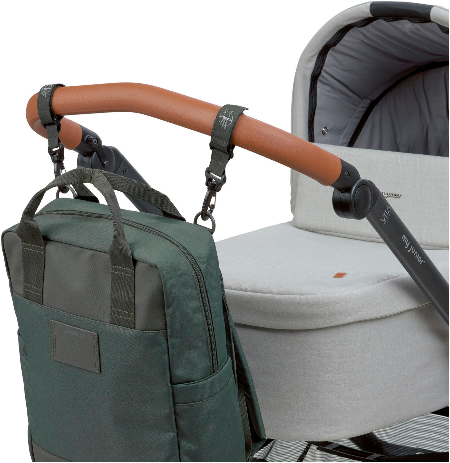 LÄSSIG Wickelrucksack »Green Label, Vividal Backpack, dark olive«