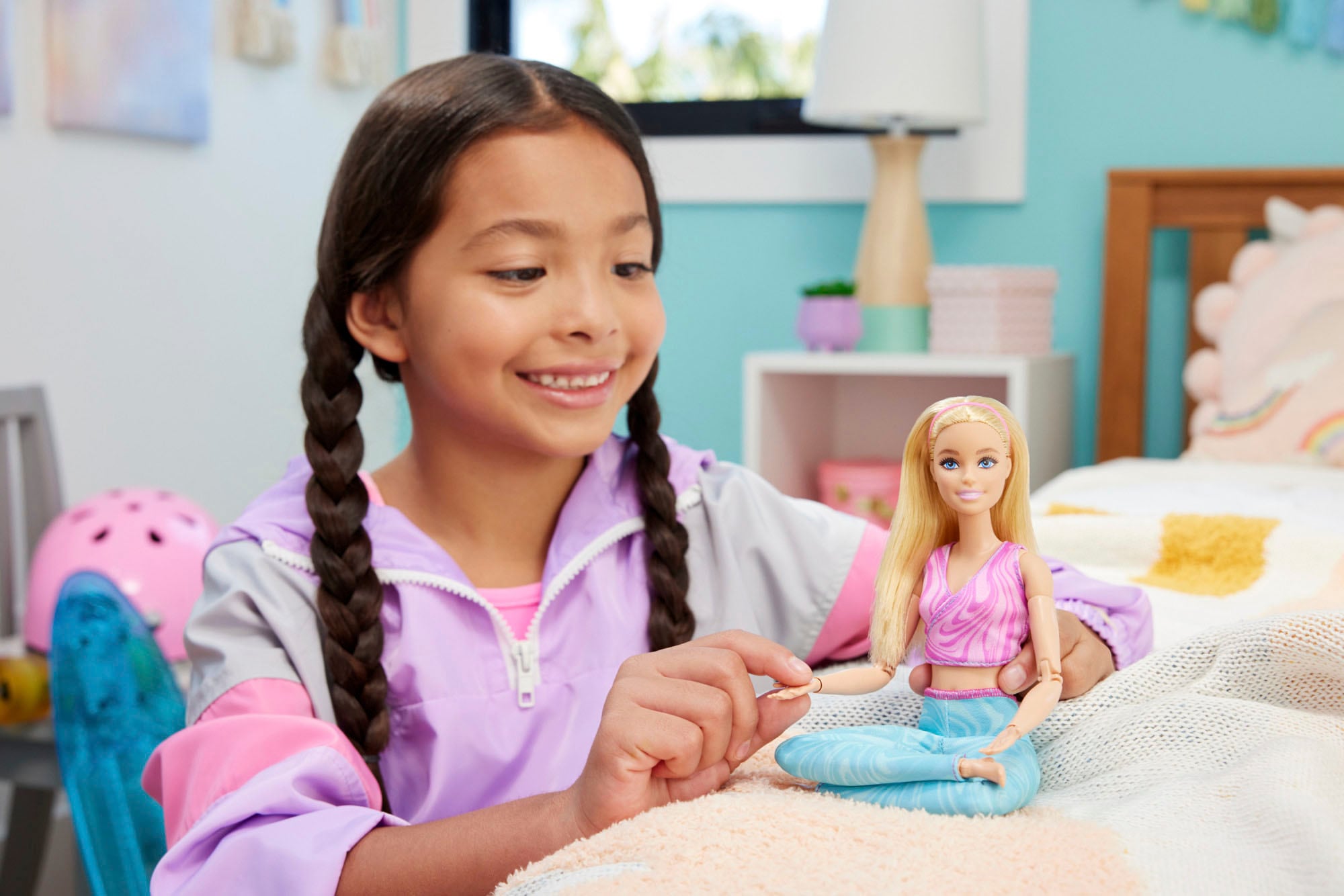 Barbie Anziehpuppe »Made to Move - mit blondem Haar«
