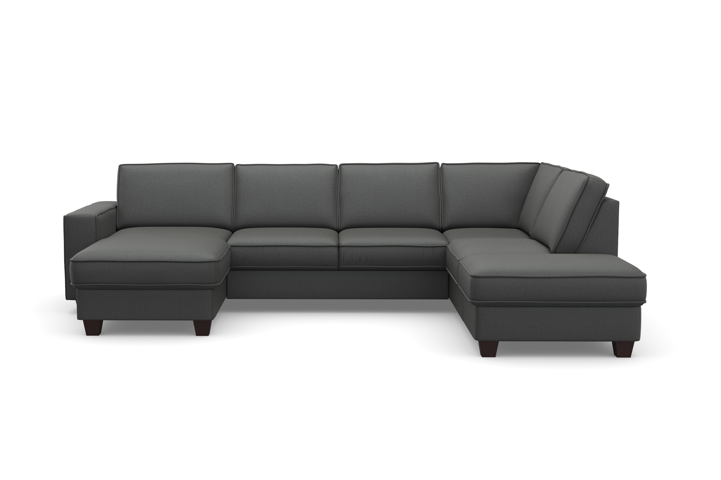 Home affaire Wohnlandschaft »County U-Form« wahlweise Ottomane links oder r günstig online kaufen