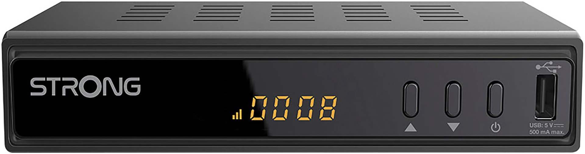 Strong Kabel-Receiver »SRT 3032«, (Automatischer Sendersuchlauf-Durchschleiftuner-EPG (elektronische Programmzeitschrift)-Kindersicherung-Software Update über USB-Timer-Videotext-Videotextuntertitel-mehrsprachige Menüführung)