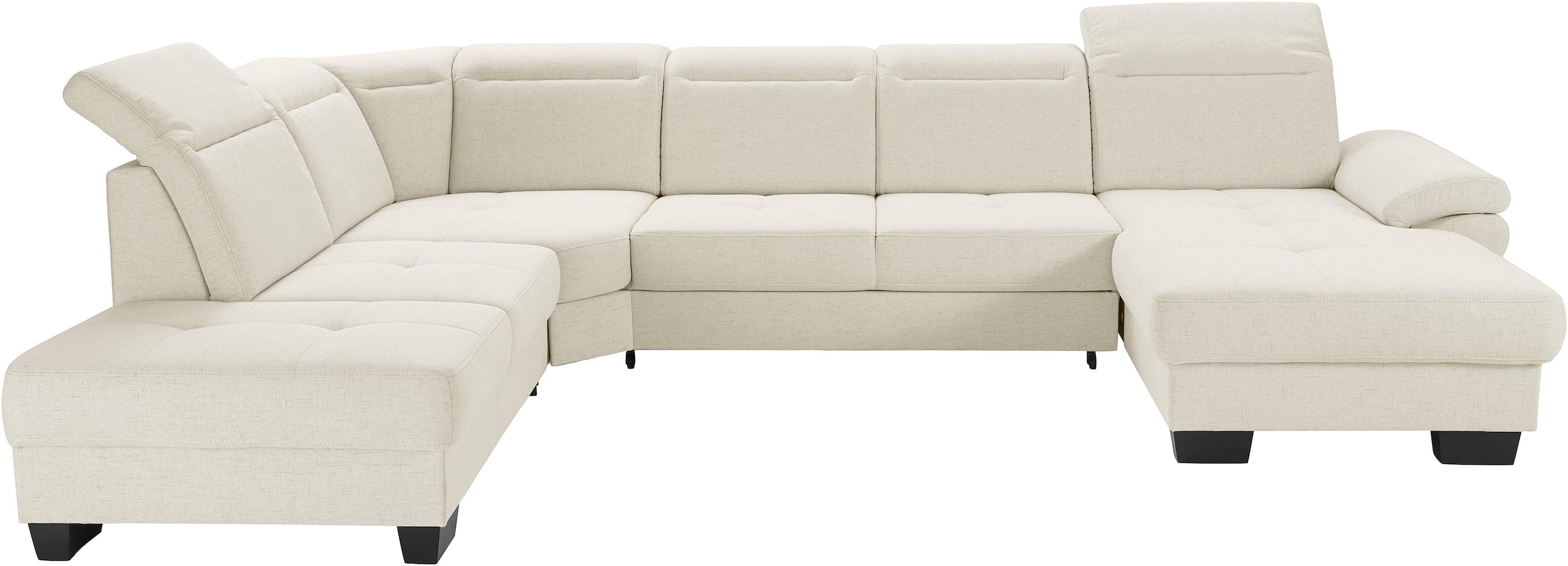 Home affaire Wohnlandschaft »Cornwall U-Form« inkl. Sitztiefenverstellung, günstig online kaufen