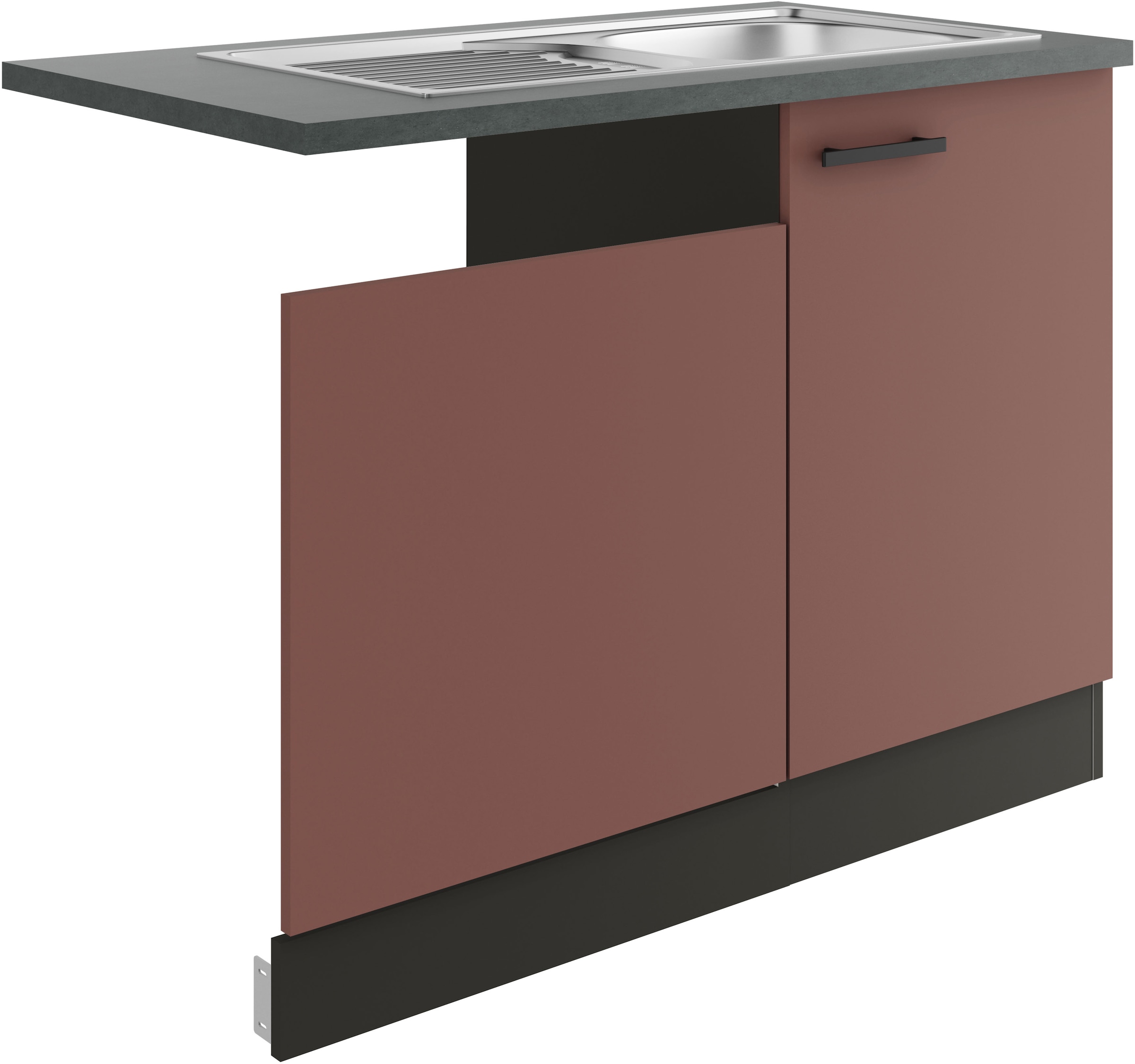 OPTIFIT Spülenschrank »Palma«, Breite 110 cm, geeignet für teilintegrierte Geschirrspüler