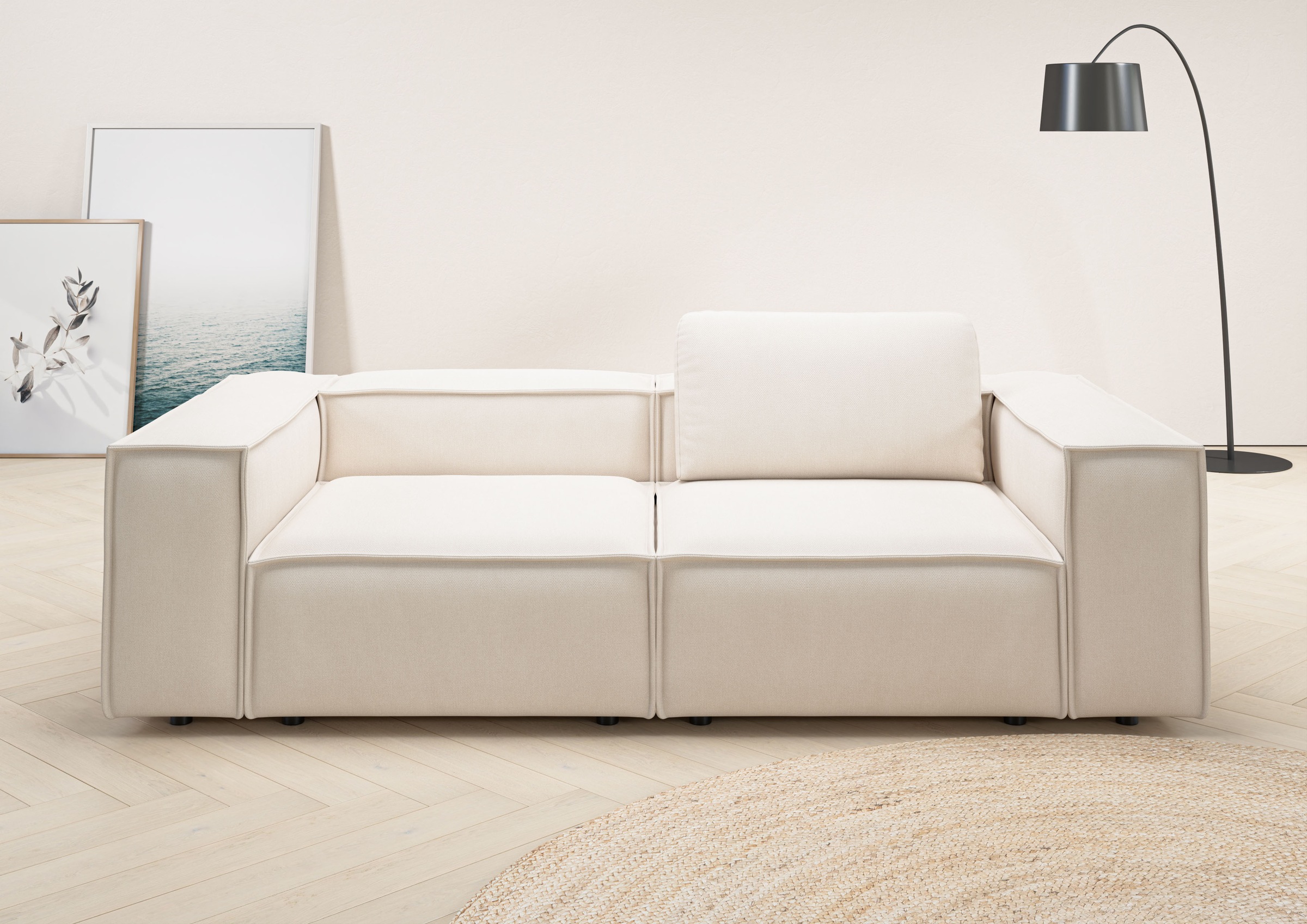 PLACES OF STYLE 2-Sitzer »Watertown, modernes Sofa 246 cm breit, auch in Fe günstig online kaufen