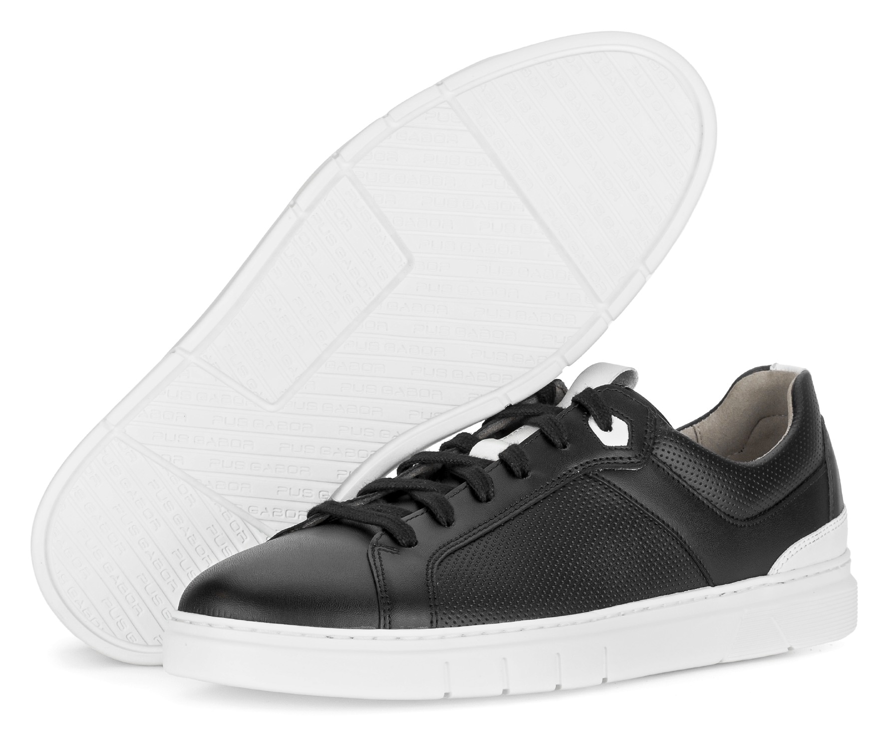 Pius Gabor Plateausneaker  , Freizeitschuh, Halbschuh, Schnürschuh mit Perforierung, Weite G