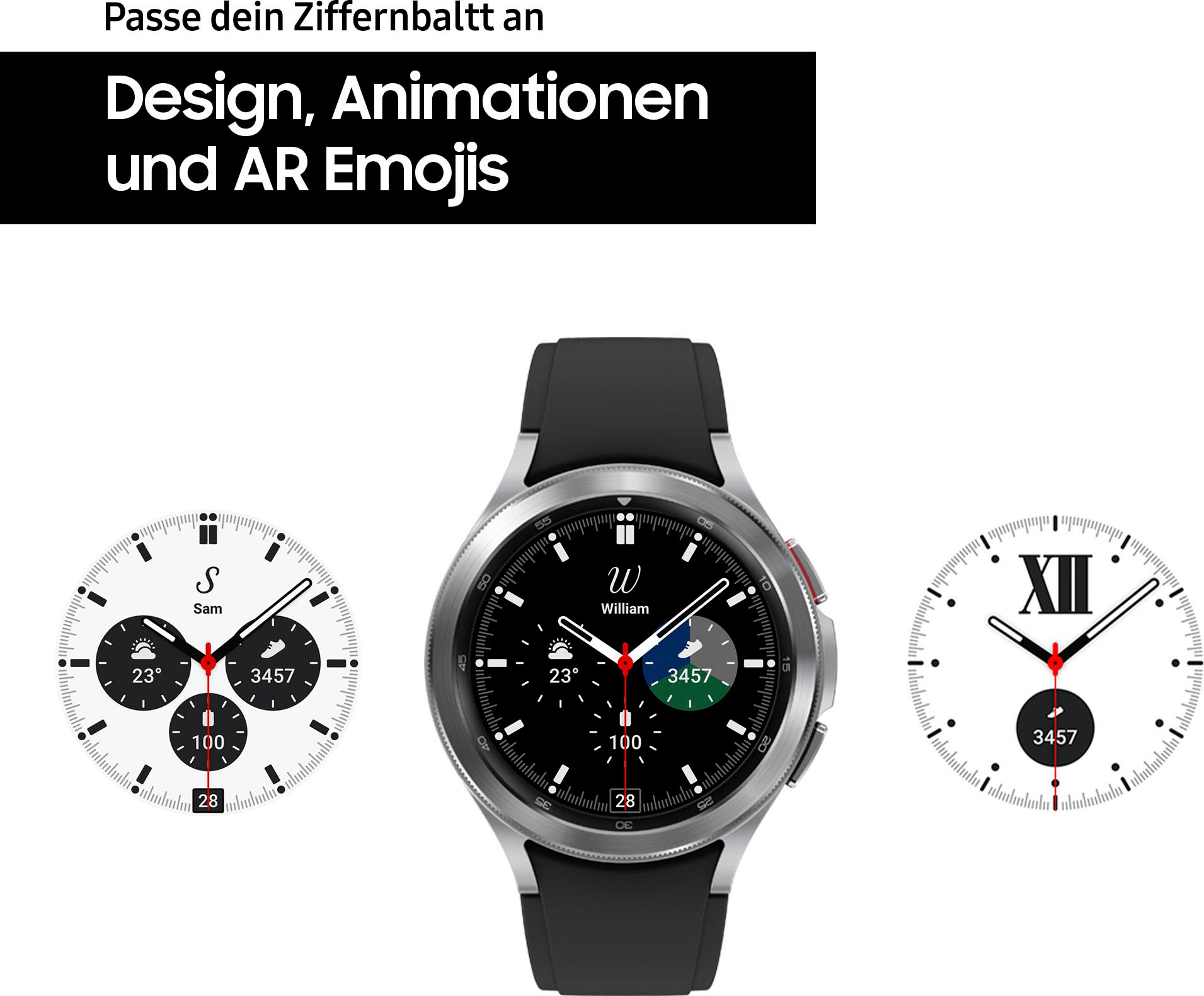 13. Bild von Samsung Smartwatch »Galaxy Watch 4 classic-42mm LTE«, (Wear OS by Google Fitness Uhr, Fitness Tracker, Gesundheitsfunktionen)