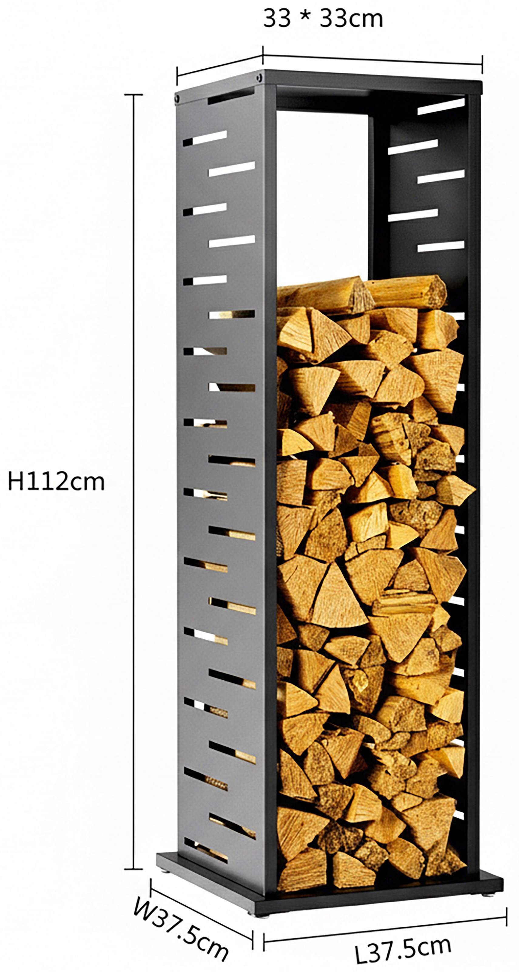 WESTMANN Kaminholzregal »Luma Grid«