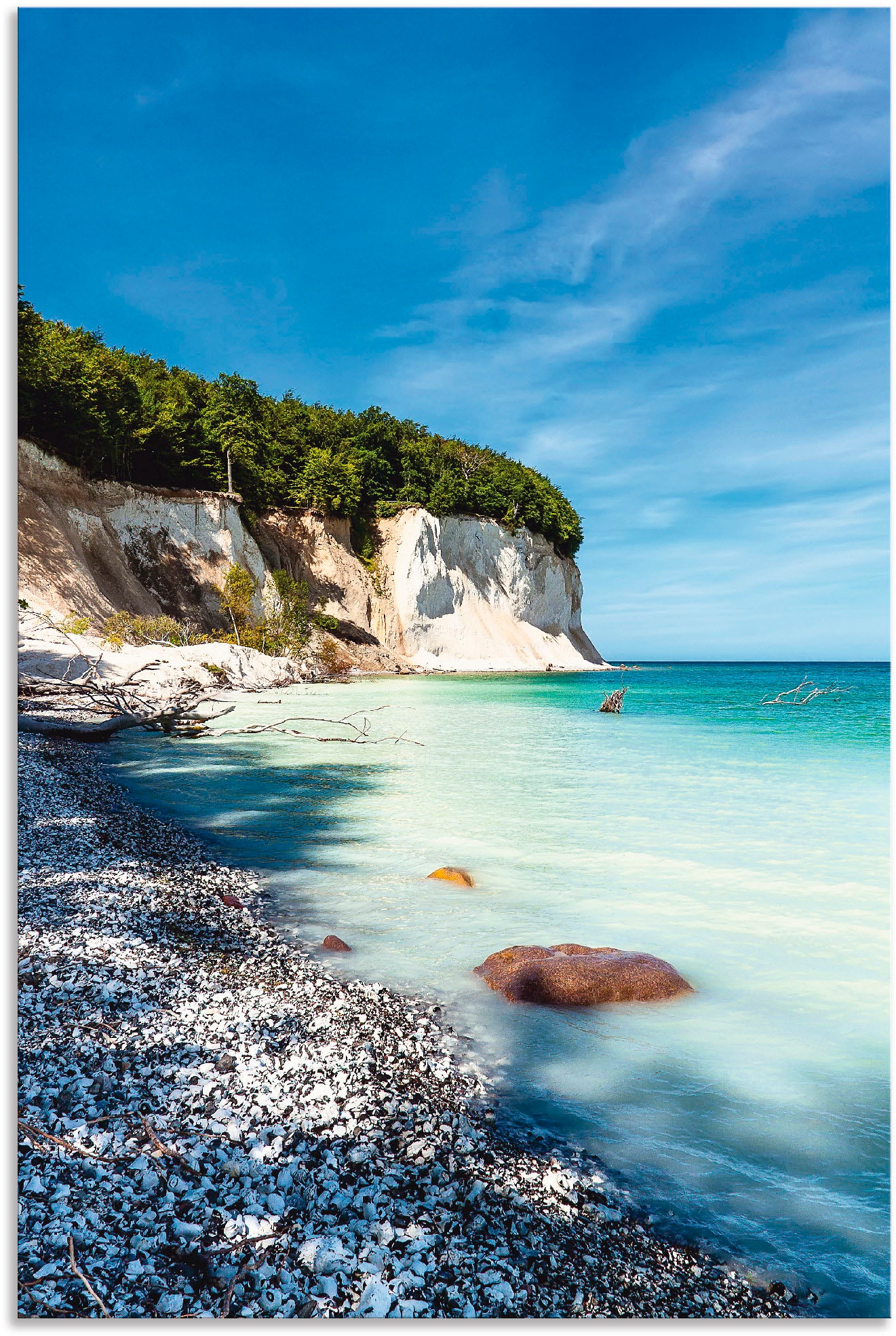 Artland Wandbild »Kreidefelsen auf der Insel Rügen III«, Küste, (1 St.), al günstig online kaufen