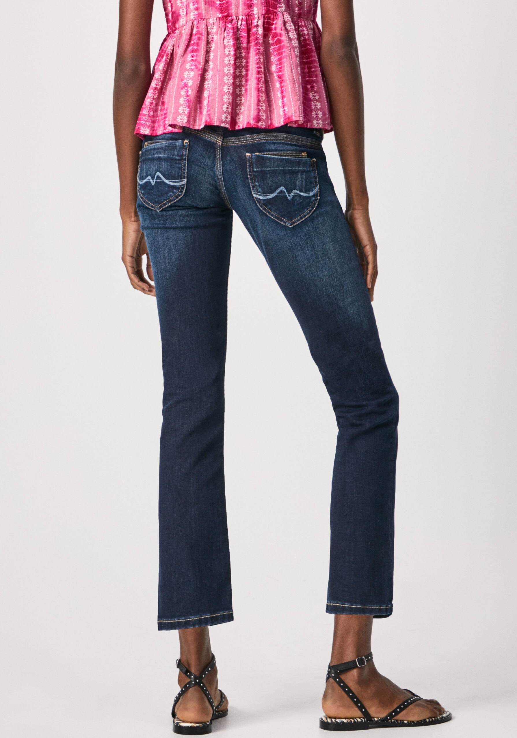 Pepe Jeans Straight-Jeans »VENUS«, mit schmalem Bein