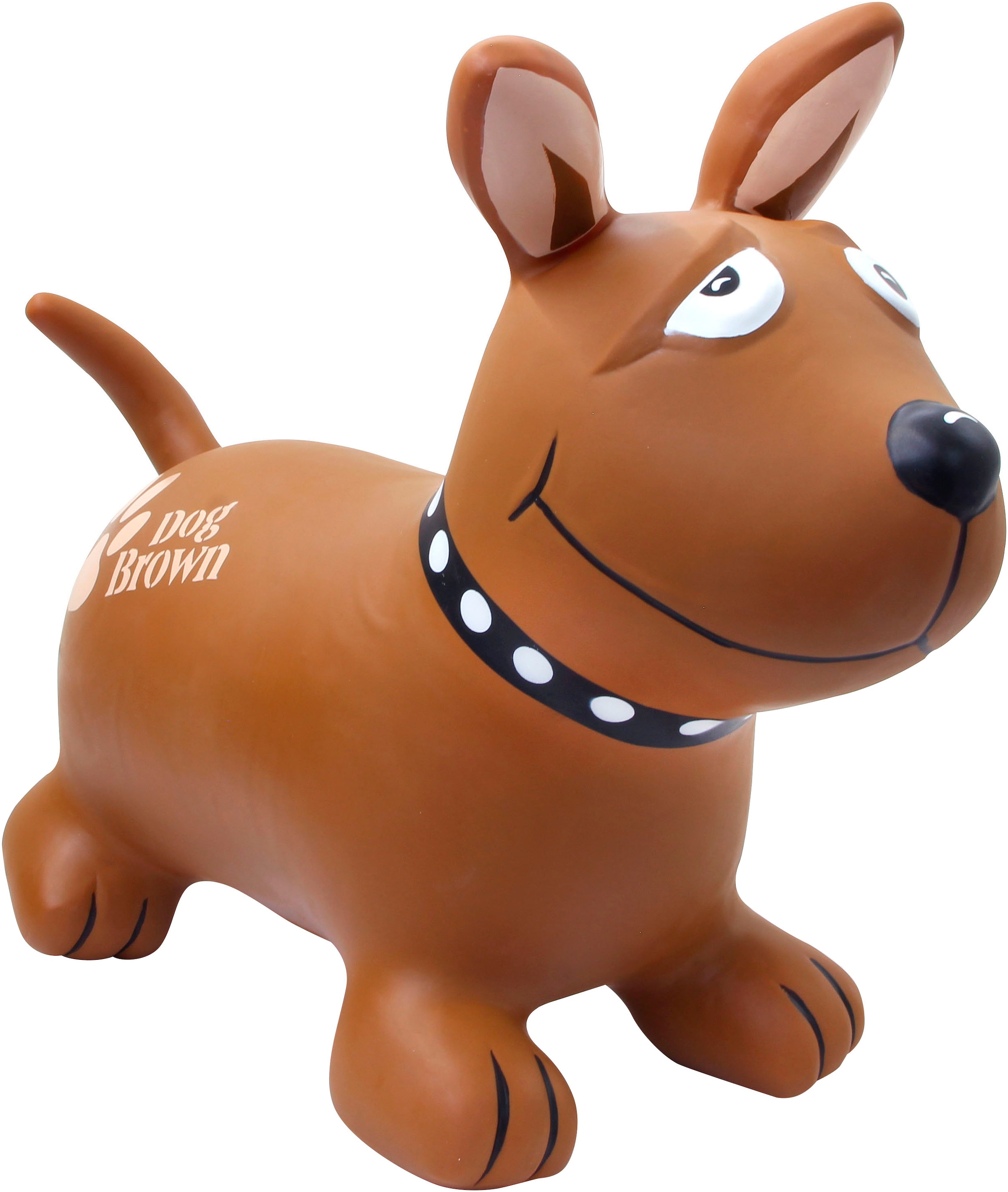 Jamara Hüpftier »Hund, braun«, inkl. Luftpumpe