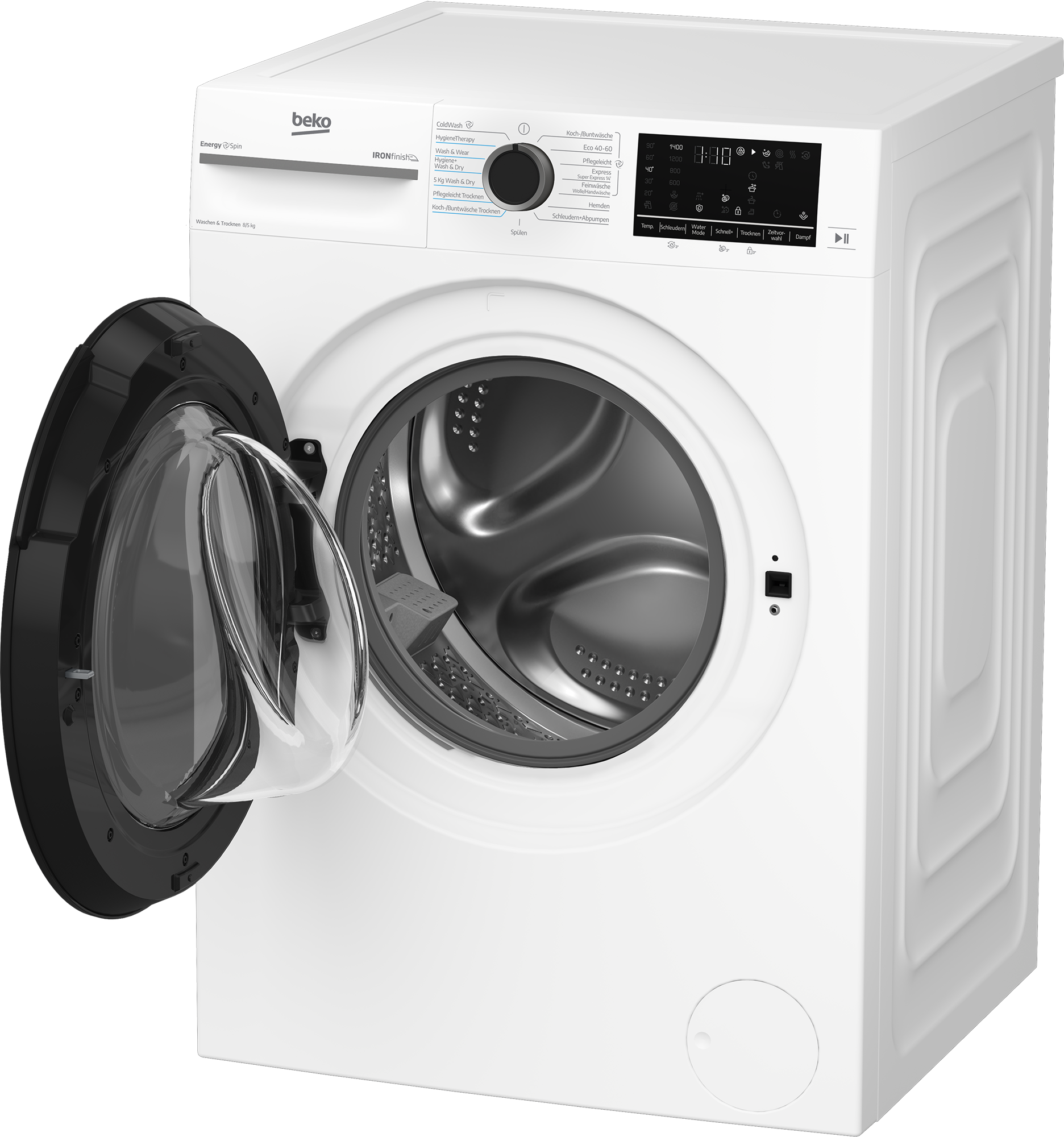 BEKO Waschtrockner »BM3DT4844W1« 8 kg /5 kg 75 dB(A) Dampfunterstützung für frischere Wäsche und weniger Falten