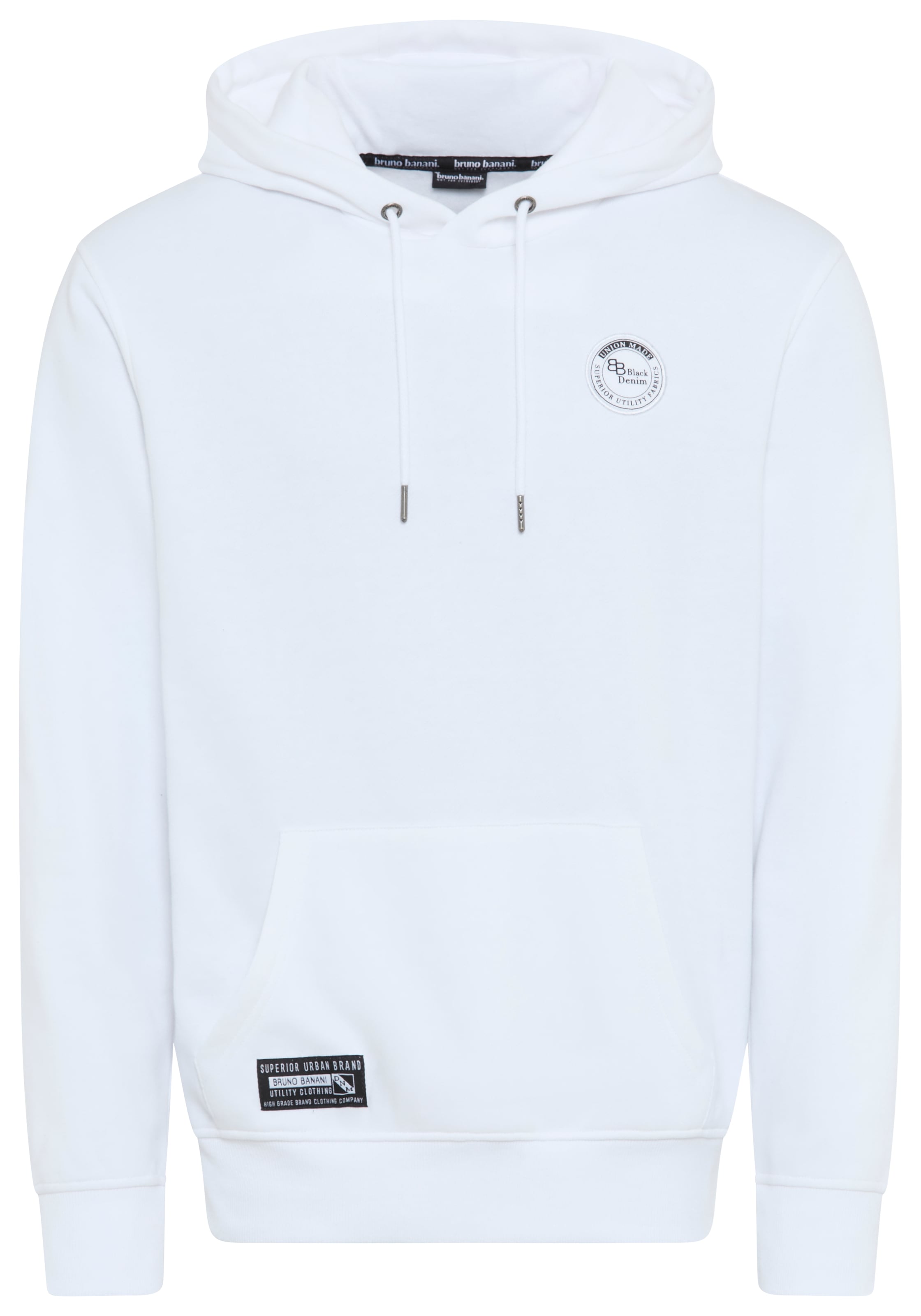 Bruno Banani Kapuzensweatshirt, langärmlig, schmal geschnitten, bedrucktes Design