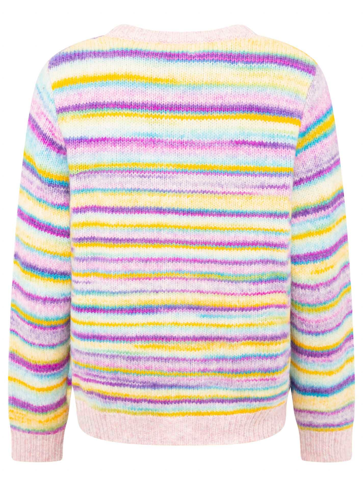 Zwillingsherz Strickjacke »"Kleine Streifen"« mit Knöpfen und Wollanteil