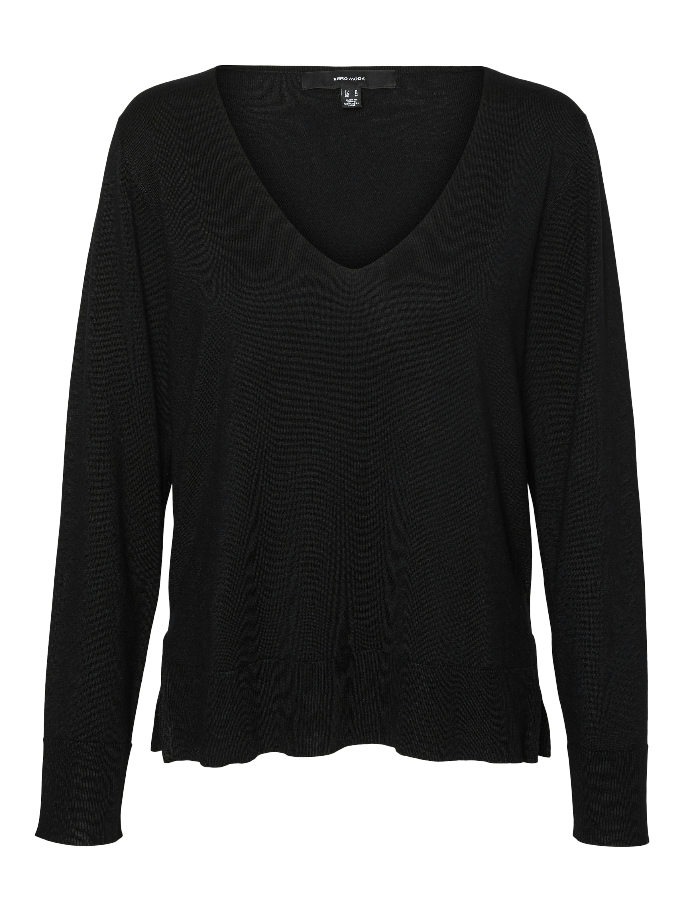 Vero Moda Strickpullover »VMSILJE LS V-NECK PULLOVER GA NOOS«
