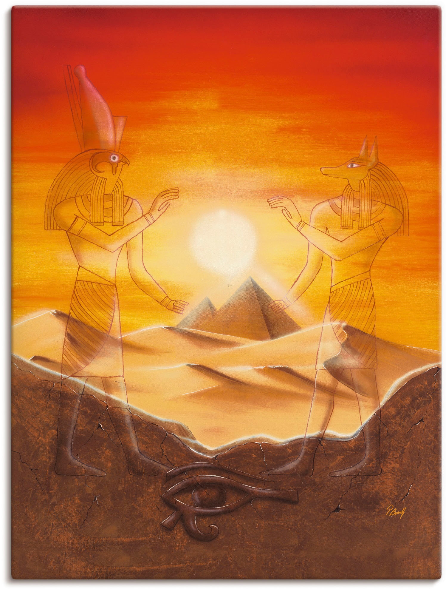 Artland Wandbild »Ägypten«, Afrika, (1 St.), als Alubild, Outdoorbild, Lein günstig online kaufen