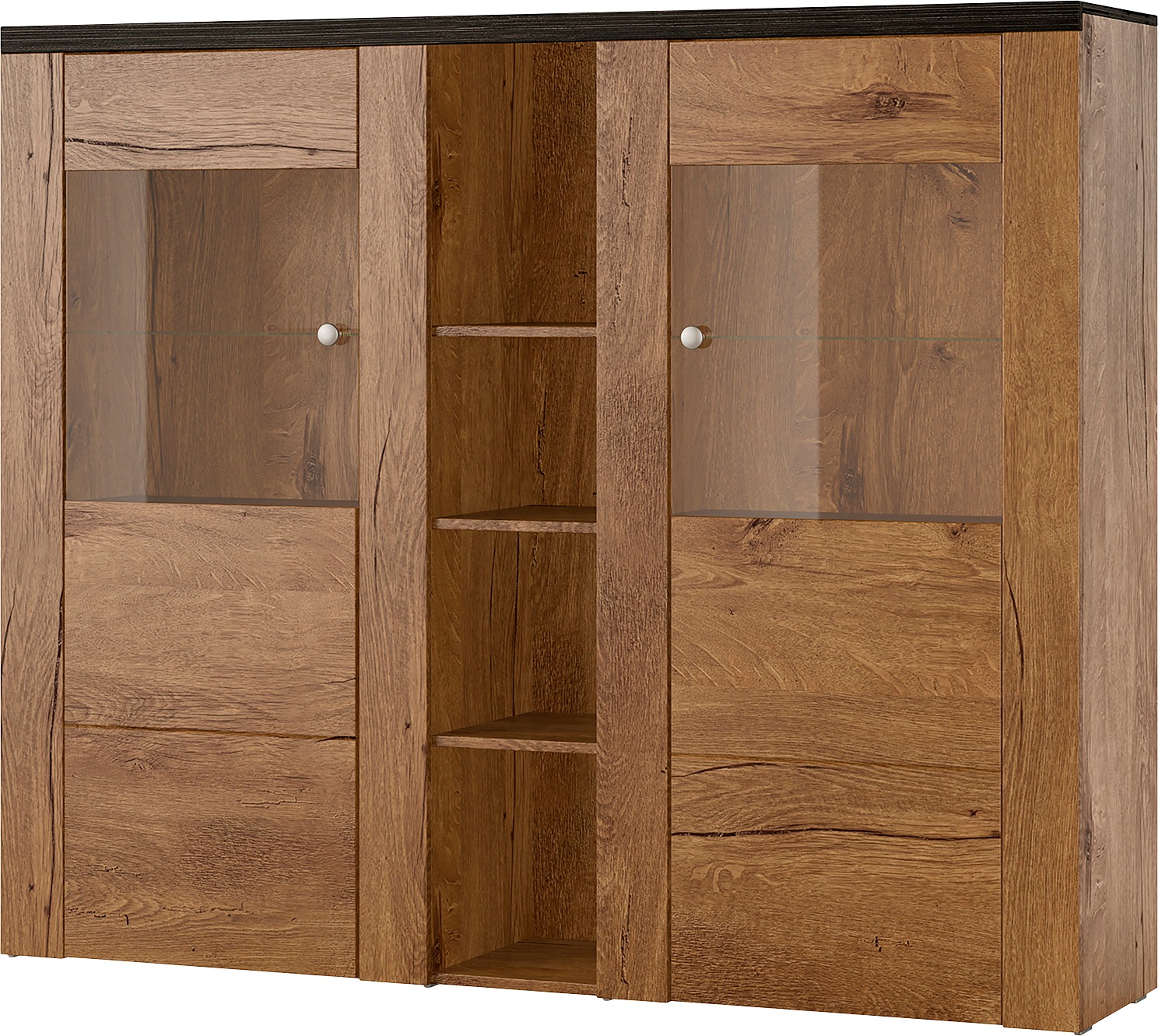 Home affaire Highboard »Larona, zeitlose Hochkommode mit 2 Türen, Türkommod günstig online kaufen