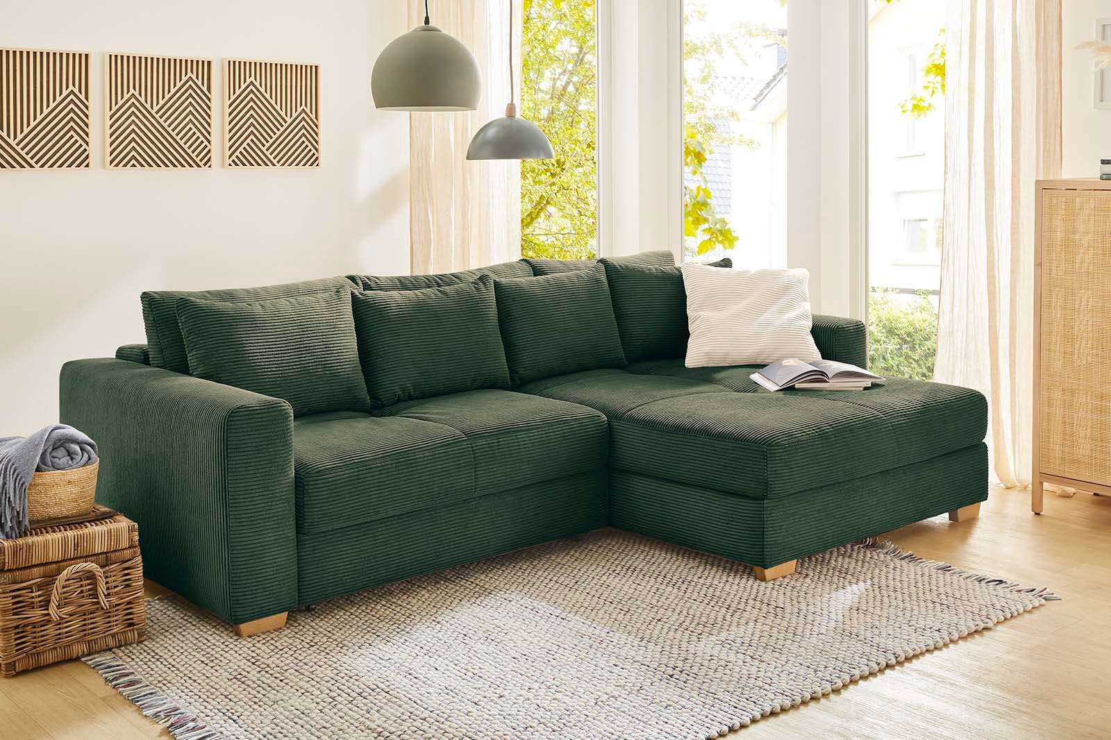 Jockenhöfer Gruppe Ecksofa Kampen, mit Bettfunktion und Bettkasten günstig online kaufen