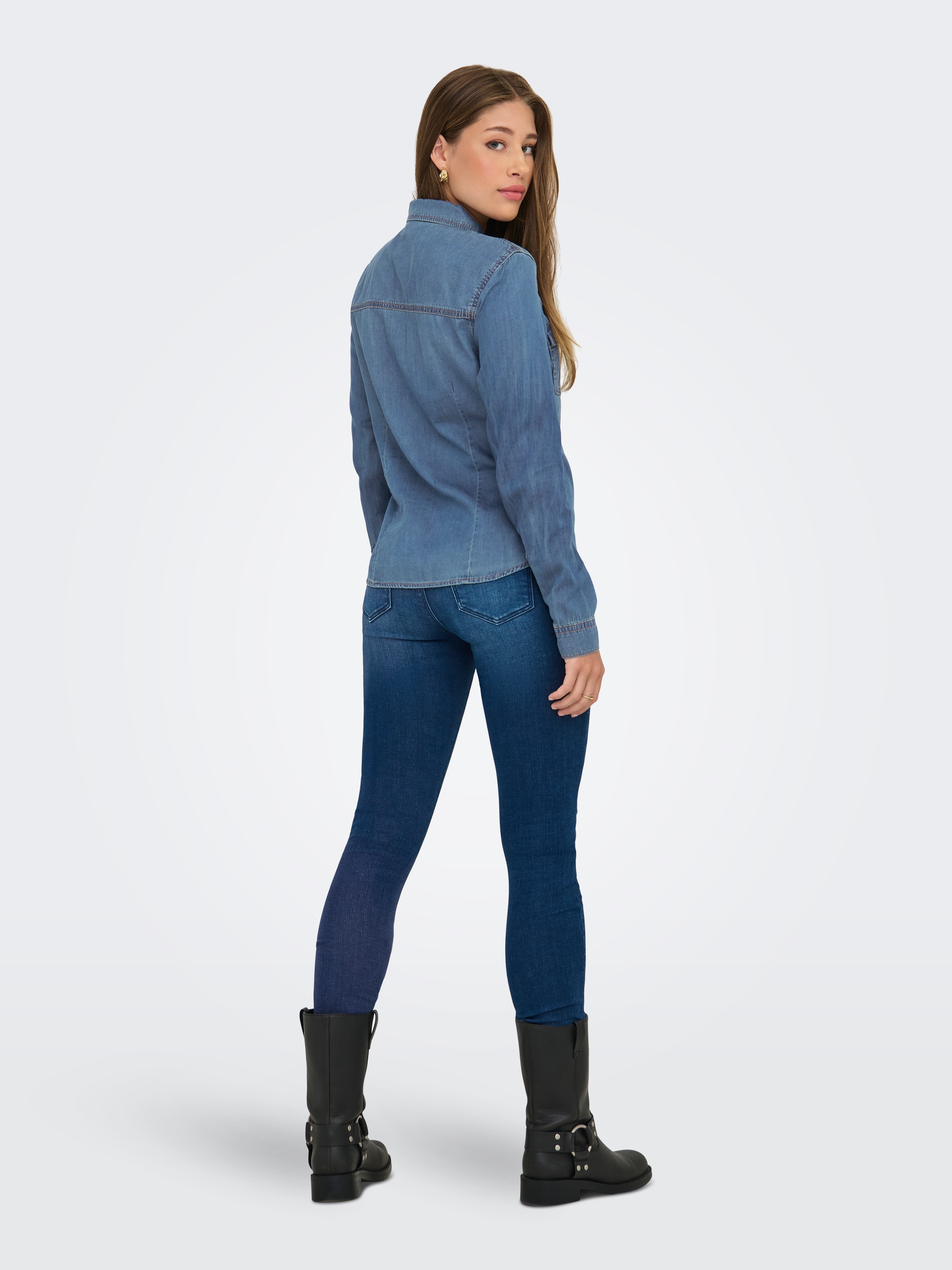 ONLY Jeansbluse »ONLALICE REG SHIRT DNM BOX AKM«