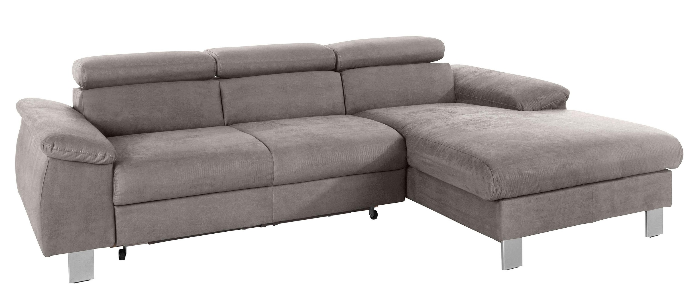 COTTA Ecksofa »Komaris L-Form, B: 244 cm« mit Kopfteilverstellung, optional günstig online kaufen