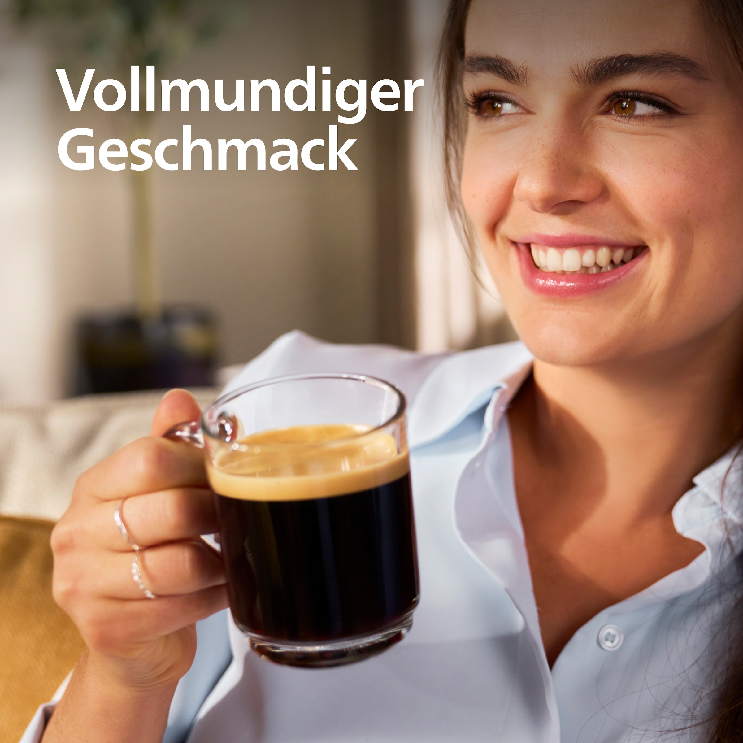 Philips Kaffeevollautomat »EP5447/90 5400 Series, 12 Kaffeespezialitäten« LatteGo Milchsystem und 4 Benutzerprofilen