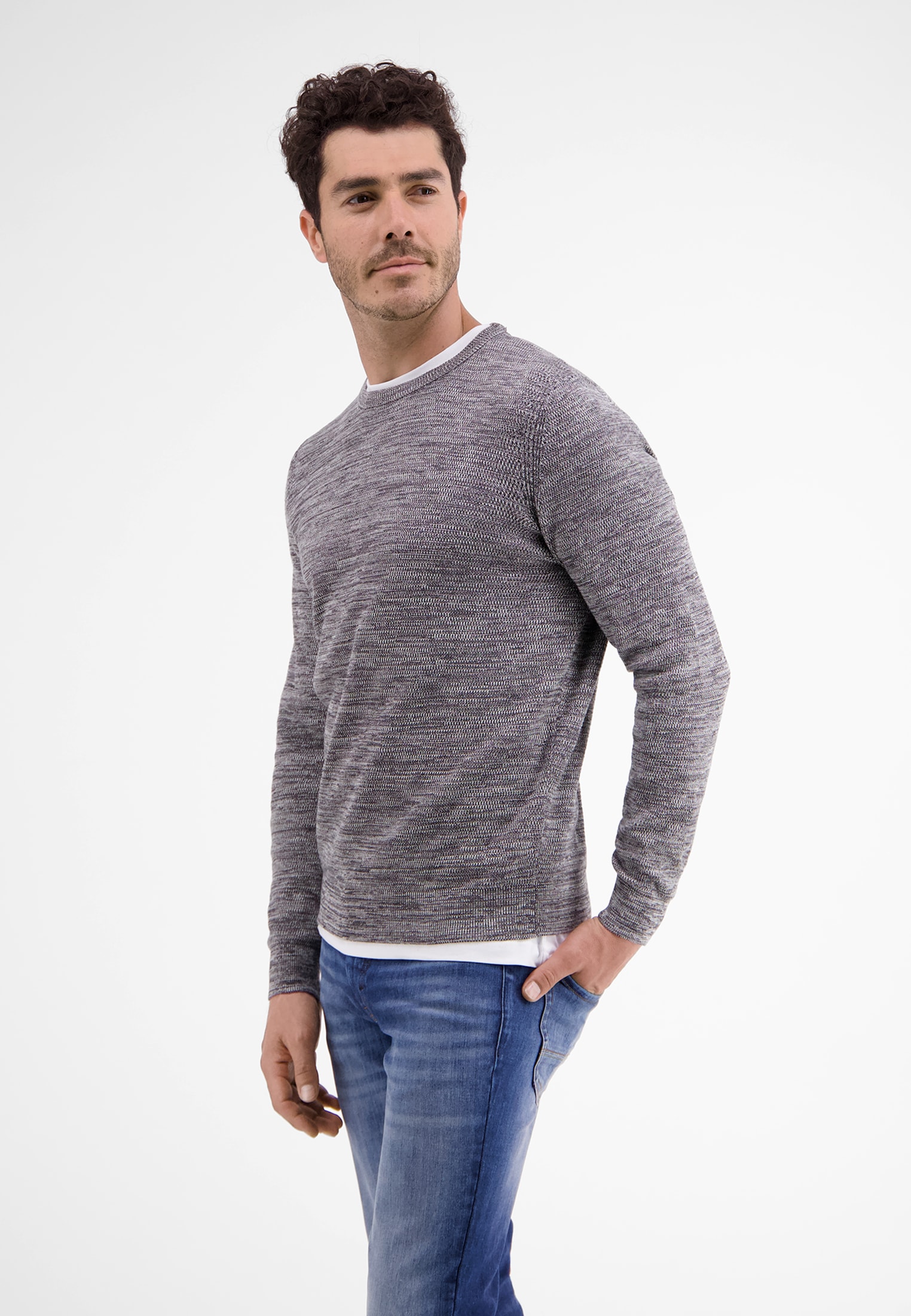 LERROS Strickpullover »LERROS Crewneck Strickpullover«