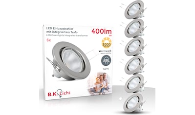 B.K.Licht LED Einbaustrahler, GU10, 6 St., Warmweiß, LED Einbauleuchte schwenkbar... kaufen