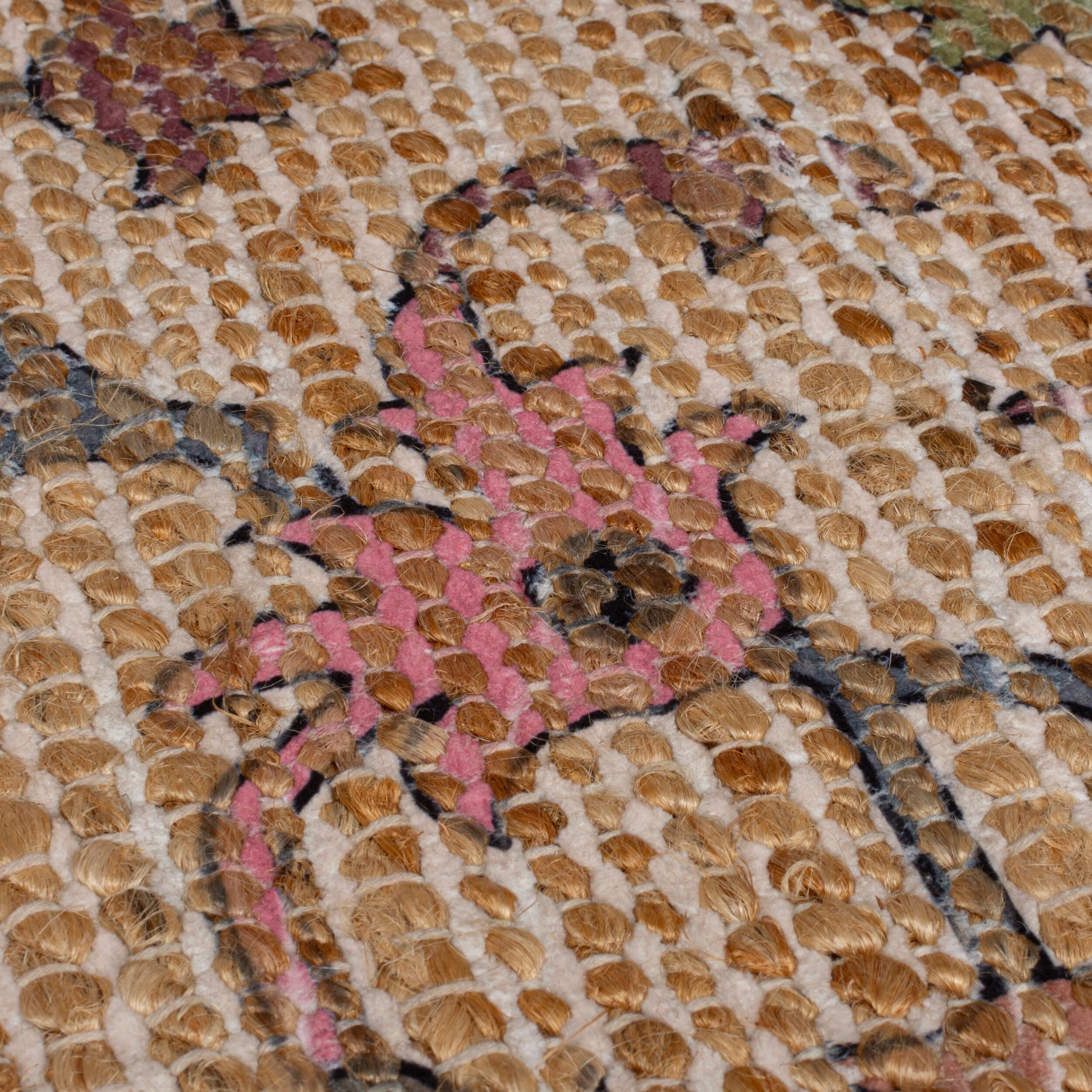 FLAIR RUGS Teppich »Celine Jute«, rechteckig, 1 mm Höhe, Chenille-Jutemischung Teppich