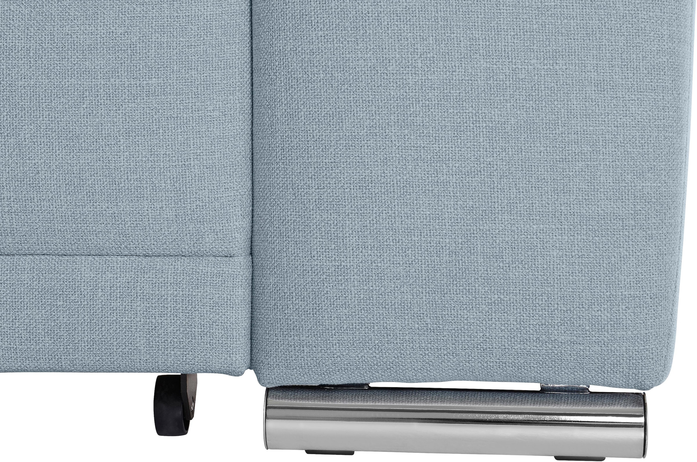 sit&more Ecksofa »Top Andiamo L-Form«, wahlweise mit Bettfunktion, inklusive Kopfteilverstellung