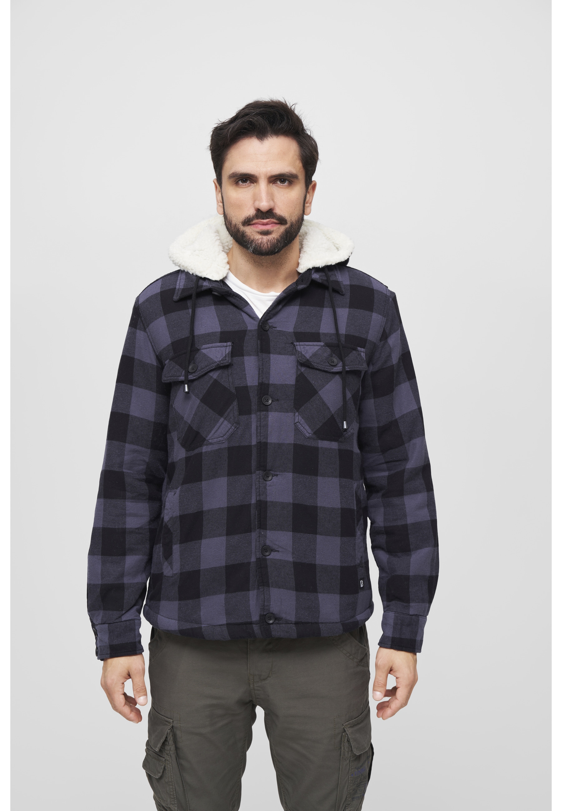 Brandit Anorak »Brandit Herren Lumberjacket Hooded« 1 Stk. tlg. mit Kapuze