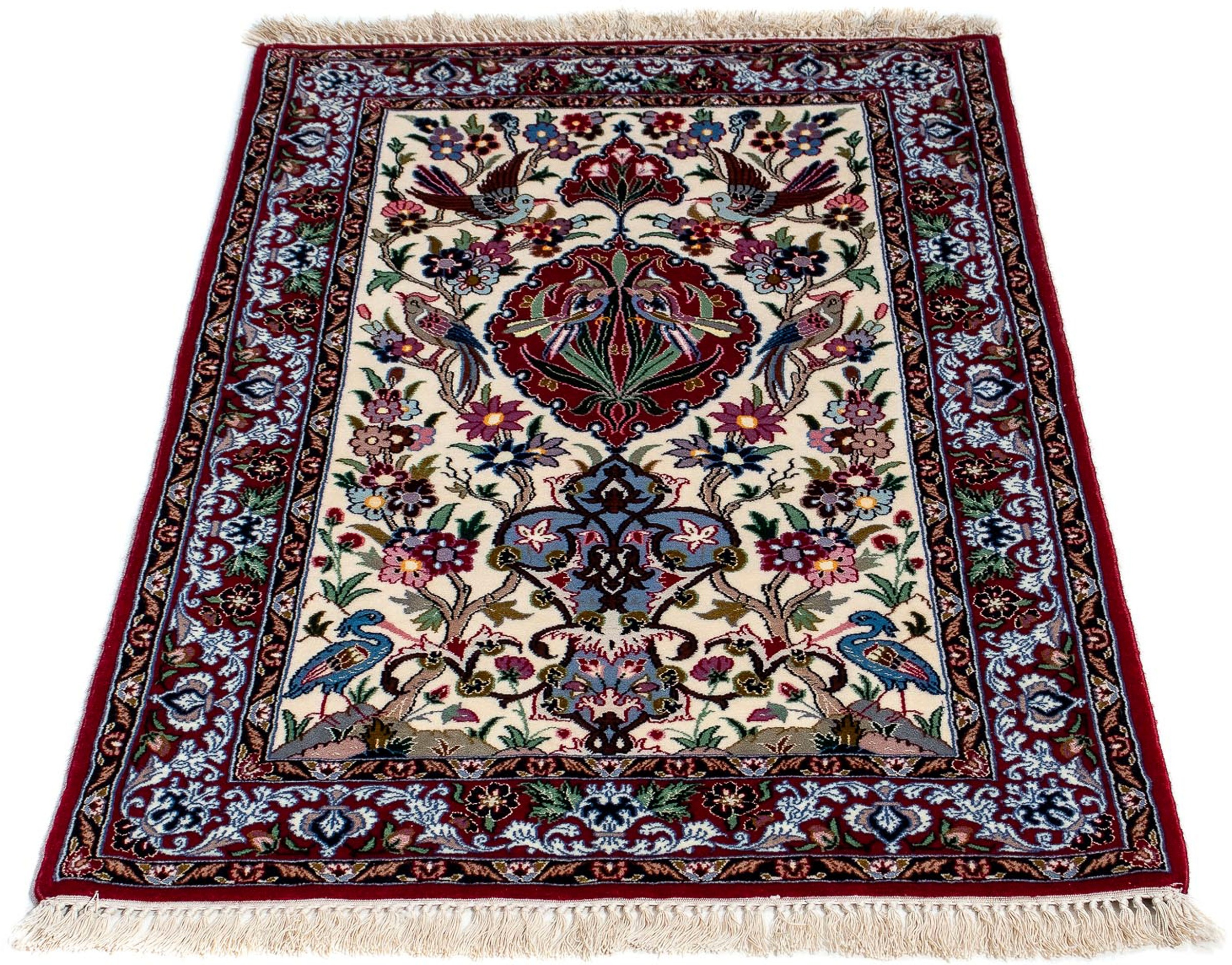 morgenland Orientteppich »Perser - Isfahan - Premium - 105 x 67 cm - dunkel günstig online kaufen