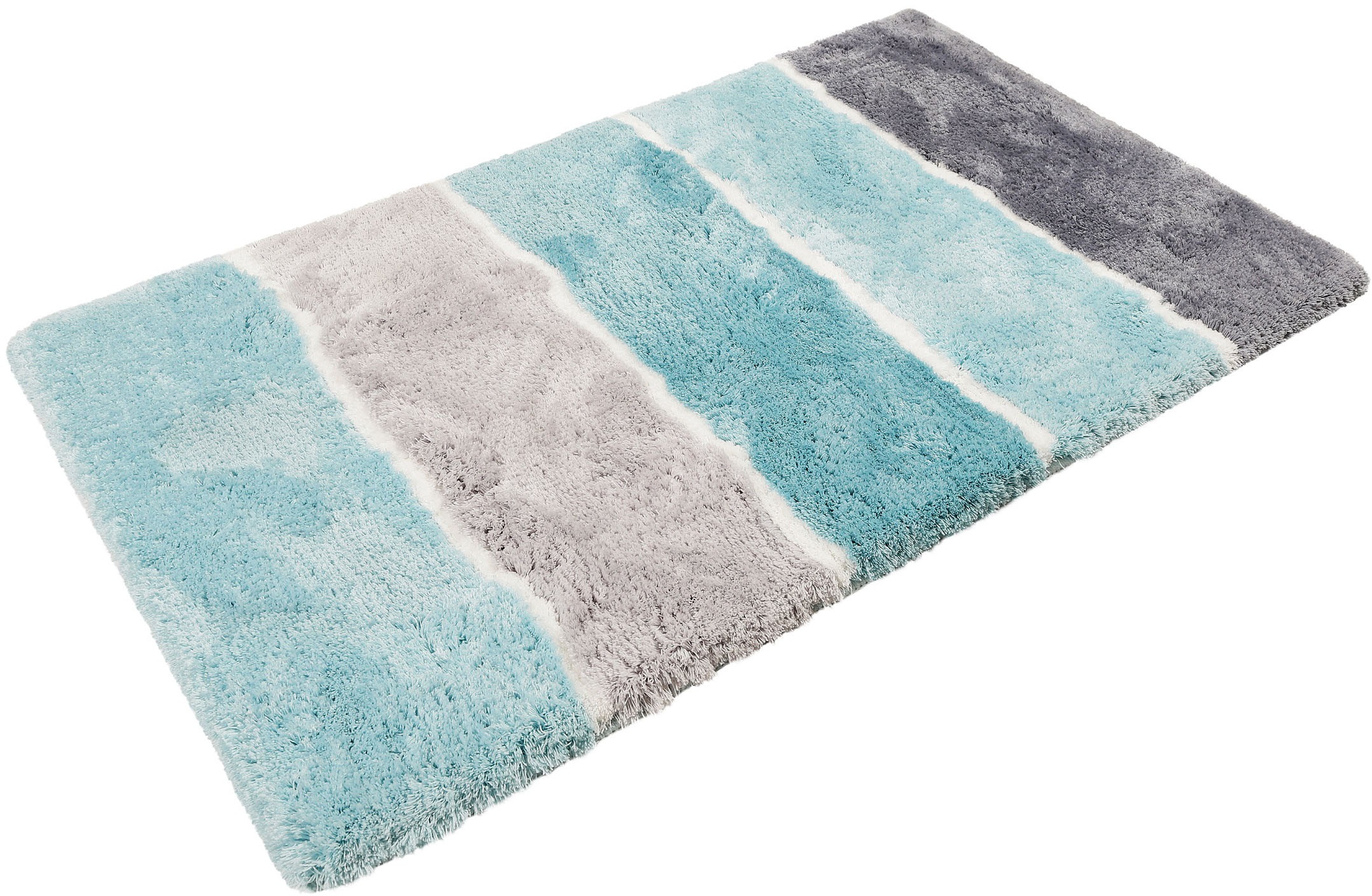 Homie Living Badematte "Rio Marina" Höhe 30 mm rutschhemmend beschichtet fu günstig online kaufen