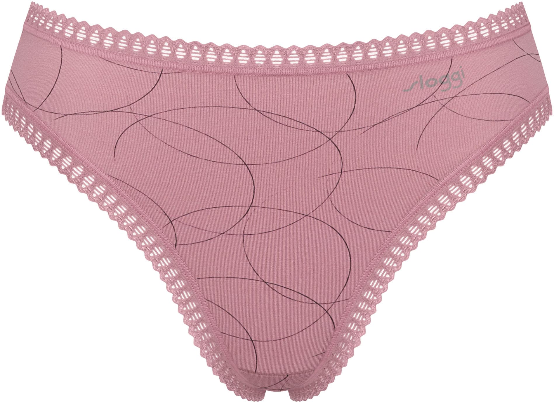 sloggi Slip »GO Crush High leg C3P«, (3er Pack), mit Spitzendetails