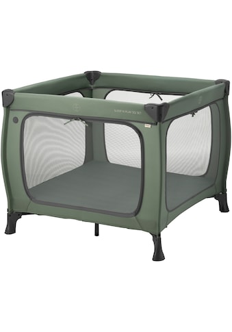 Baby-Reisebett »Sleep N Play SQ, Set dark green«