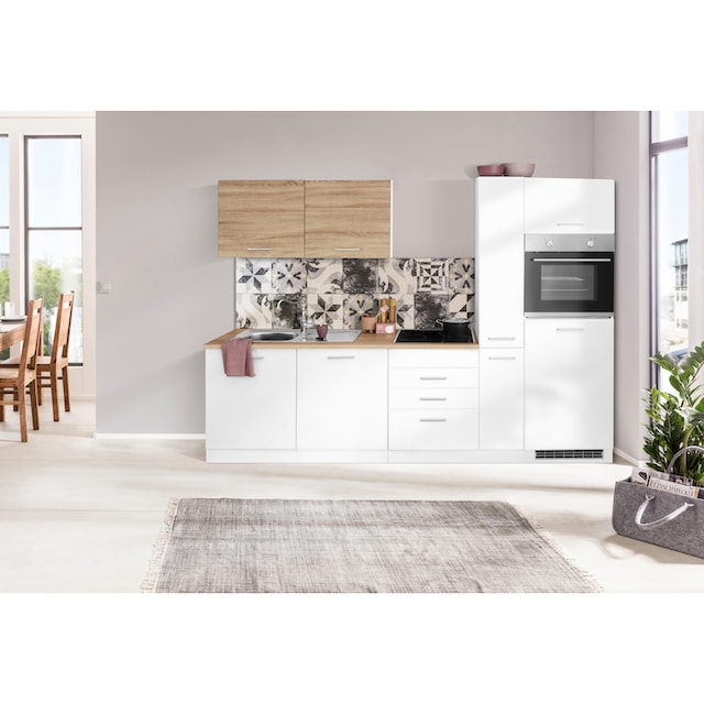 HELD MÖBEL Küchenzeile »Visby«, ohne E-Geräte, Breite 270 cm für  Kühlschrank auf Raten bestellen