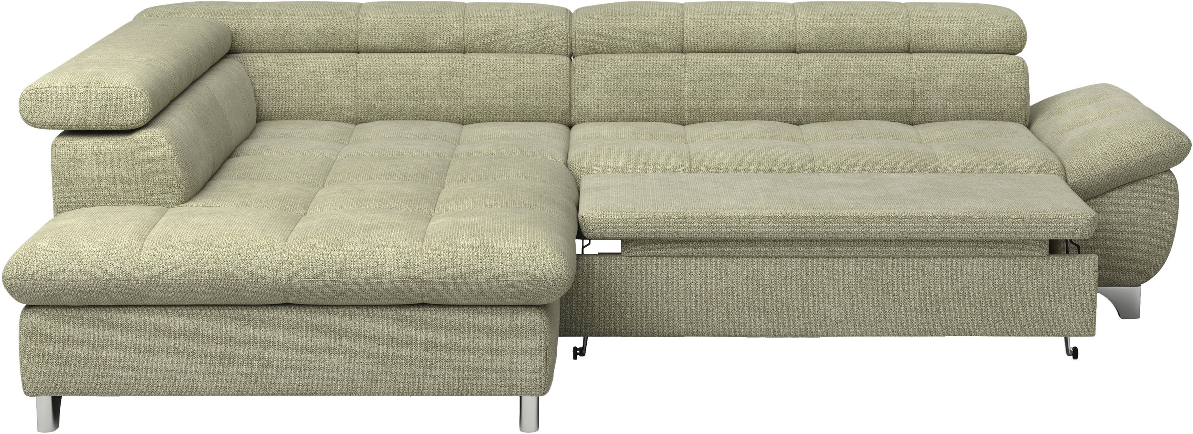 COTTA Ecksofa »Gemini L-Form«, mit Kopfteilverstellung, wahlweise mit Bettfunktion