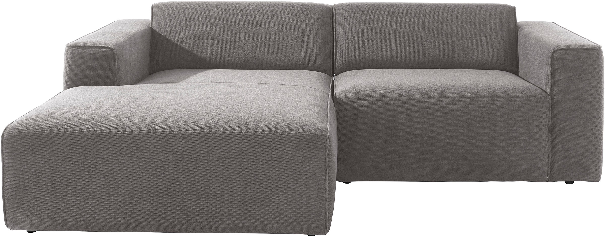 Home affaire Ecksofa »Noord mit Kedernaht, Breite 234 cm, L-Form« Cord, Str günstig online kaufen