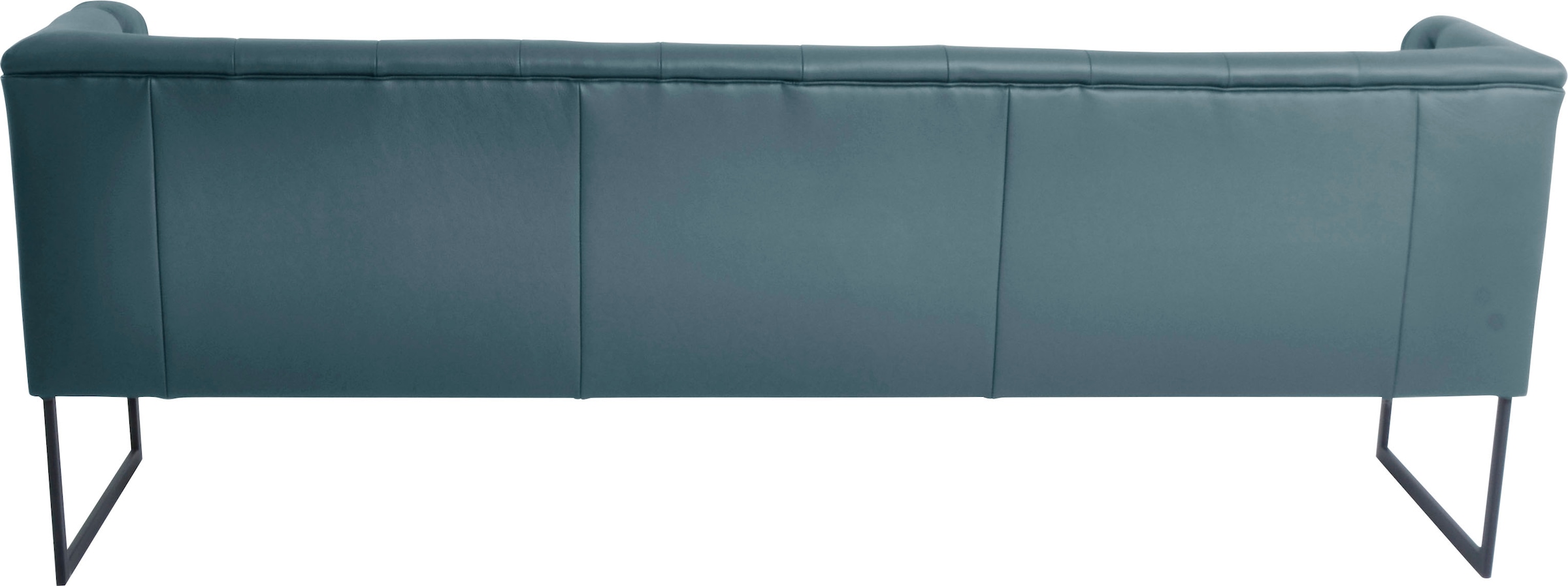 K+W Komfort & Wohnen Polsterbank »Creso«, im modernen Chesterfield-Look, mit schwarzen Kufenfüßen