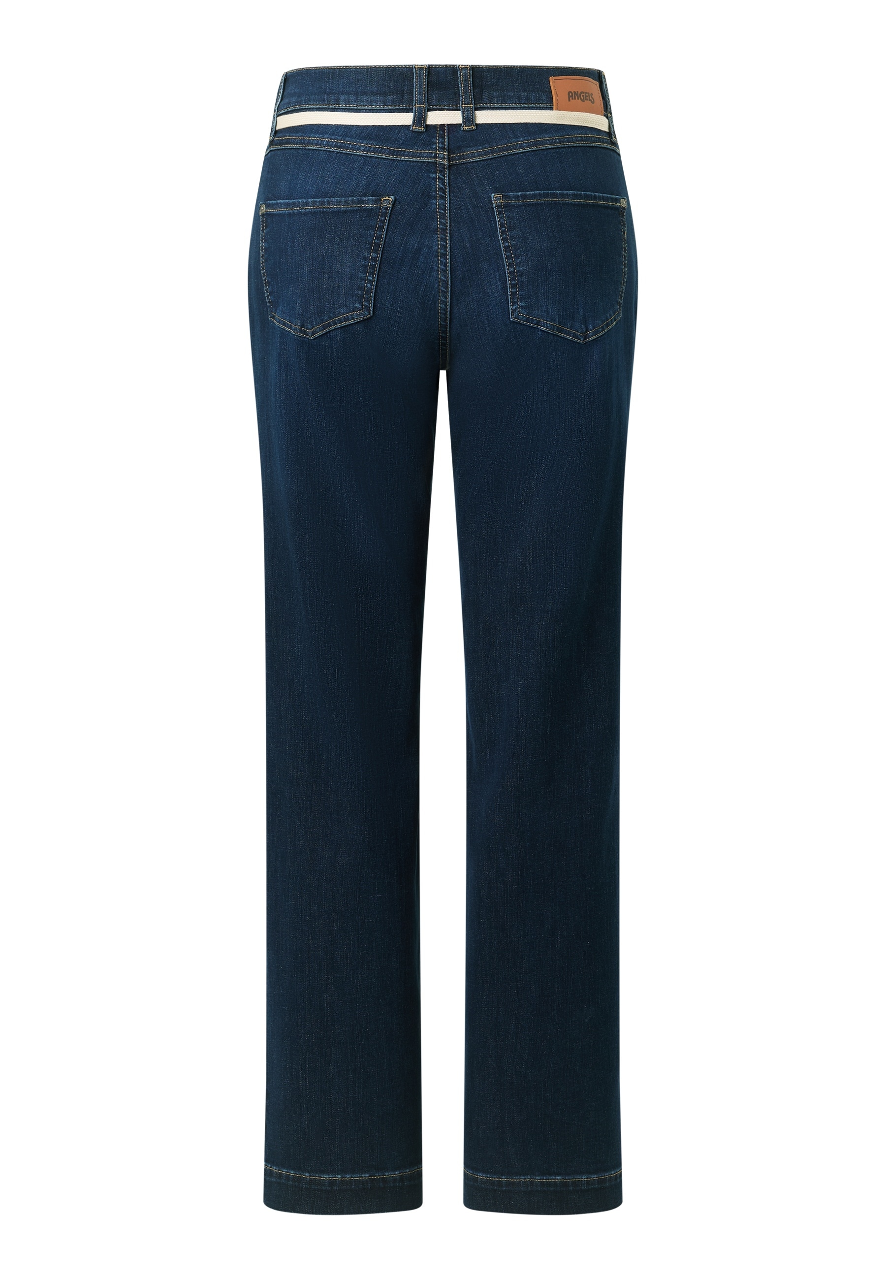 ANGELS 5-Pocket-Jeans »L. RETRO« Wide Leg, mit Stretch und Bindeband