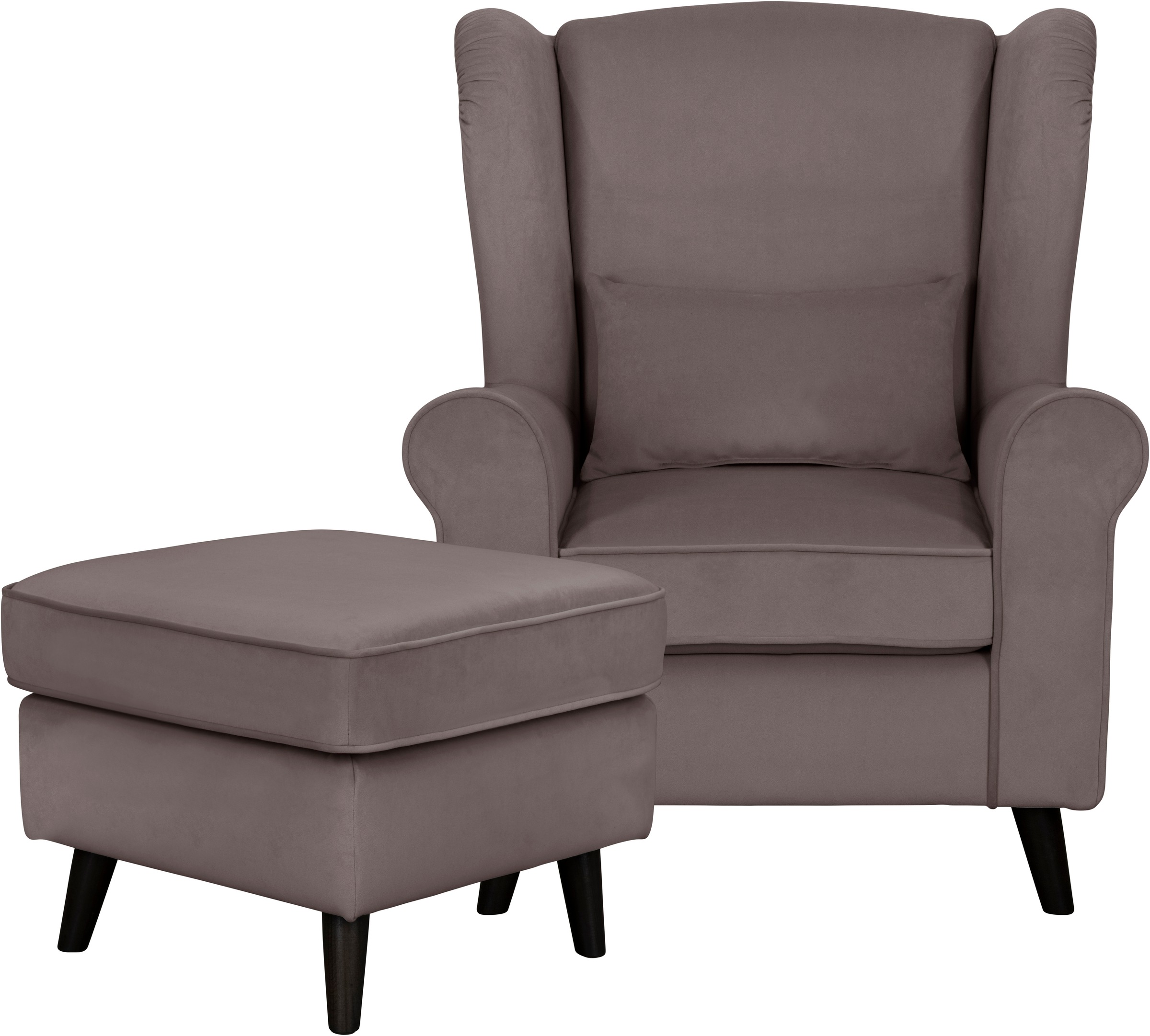 Home affaire Sessel »Ohrensessel CHISTELLE, wahlweise mit Polsterhocker« mi günstig online kaufen