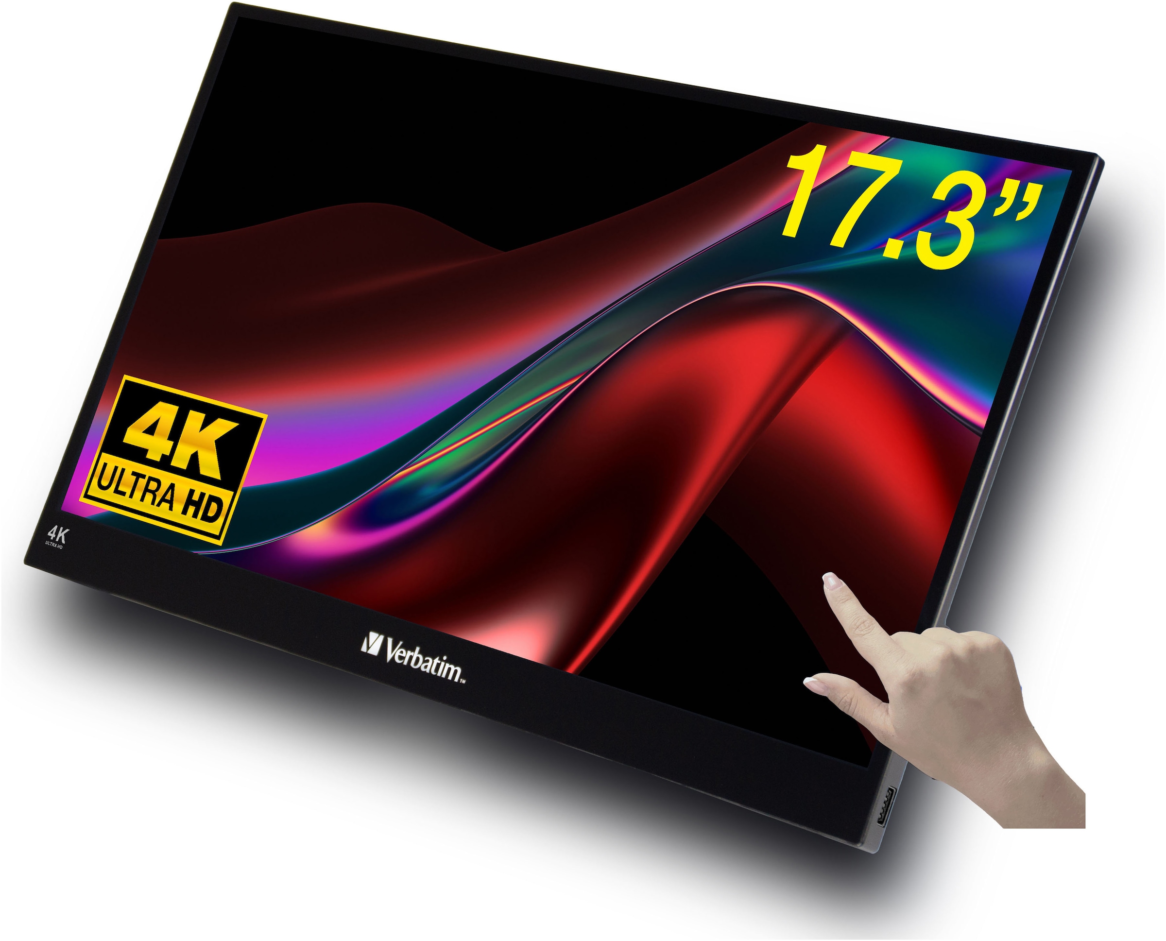 Verbatim Portabler Monitor »32239 Verbatim PMT-17-4K« 44 cm/17 ″  3840 x 2160 px 60 Hz