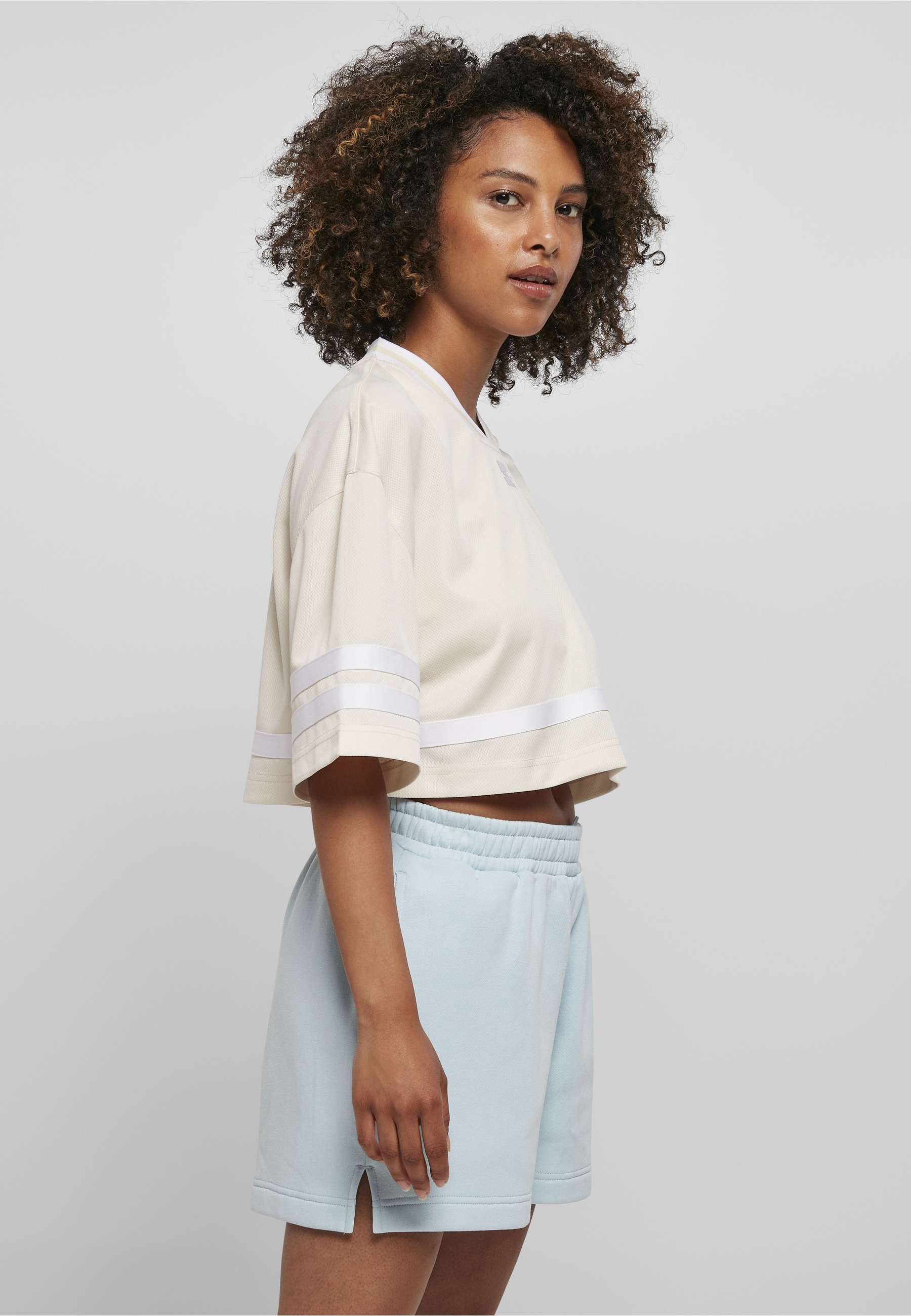 Starter Black Label Kurzarmshirt »Starter Black Label Damen Ladies Starter Cropped Mesh Jersey« 1 Stk.