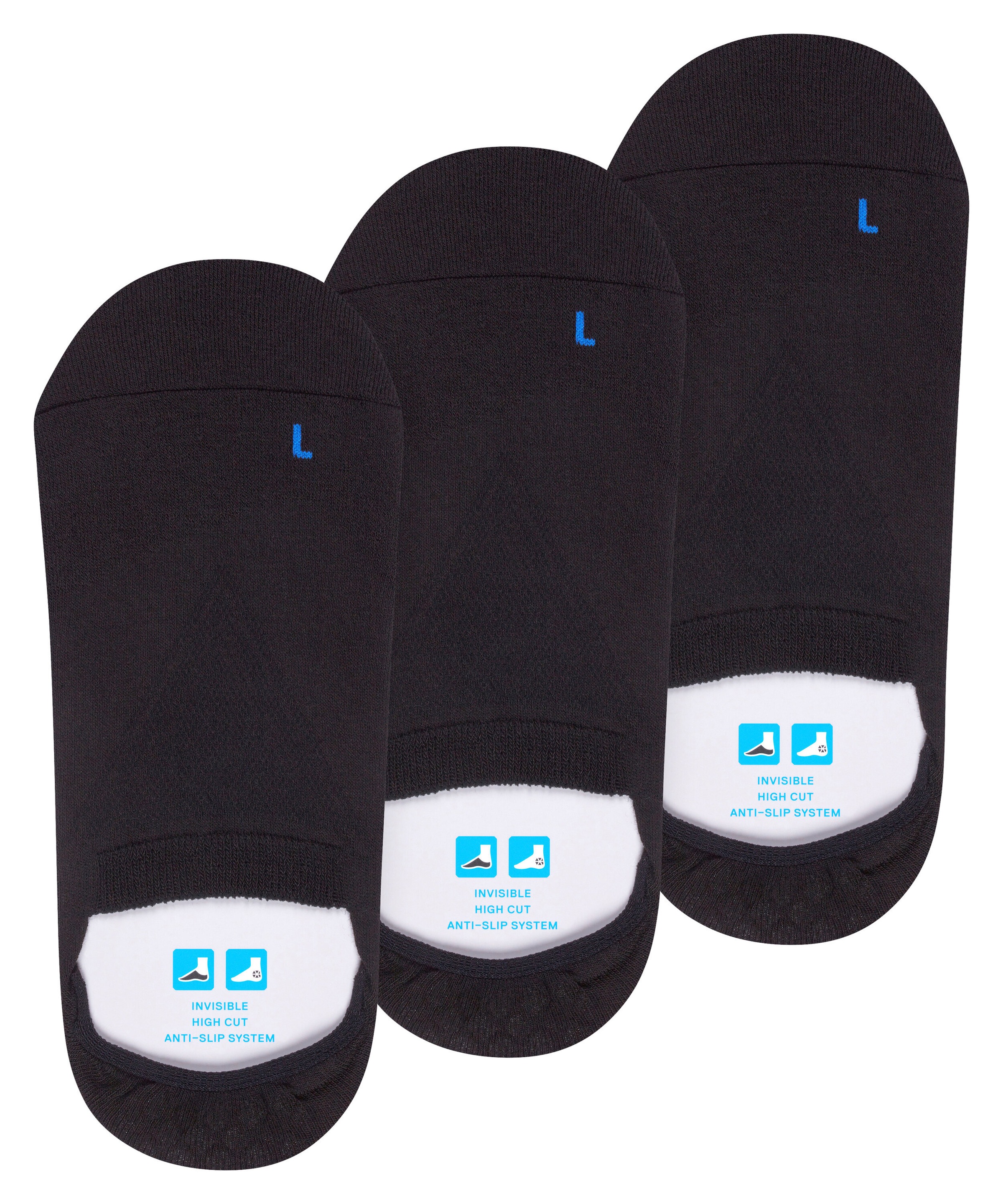FALKE Füßlinge »Cool Kick« 3 Paar,  für Kinder, mit High-Cut-Ausschnitt, aus Funktionsmaterial, 3er-Pack