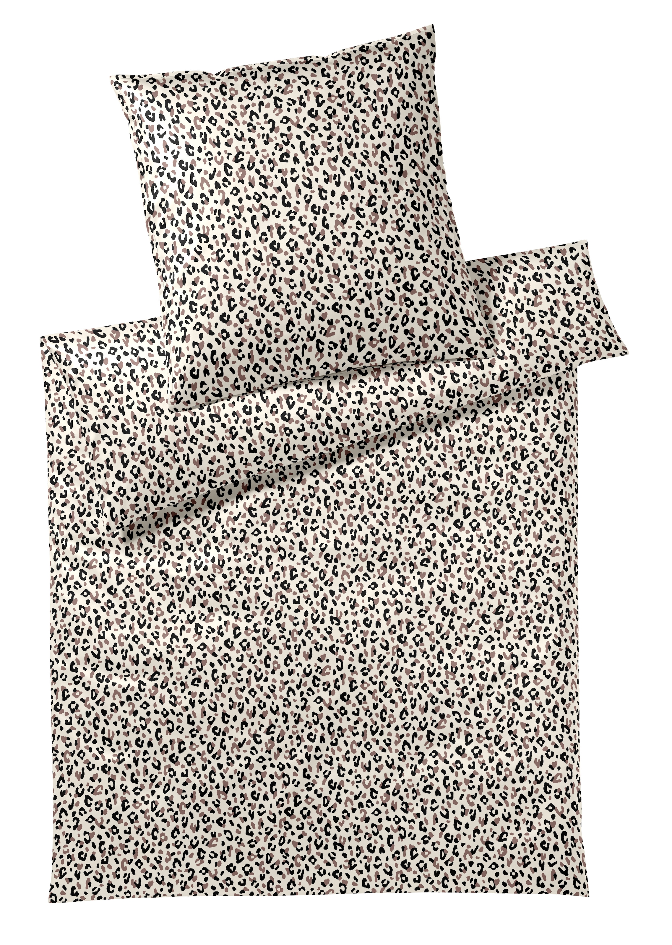 Elegante Bettwäsche »Leolook« 2 Stk. tlg. angenehmes Hautgefühl günstig online kaufen
