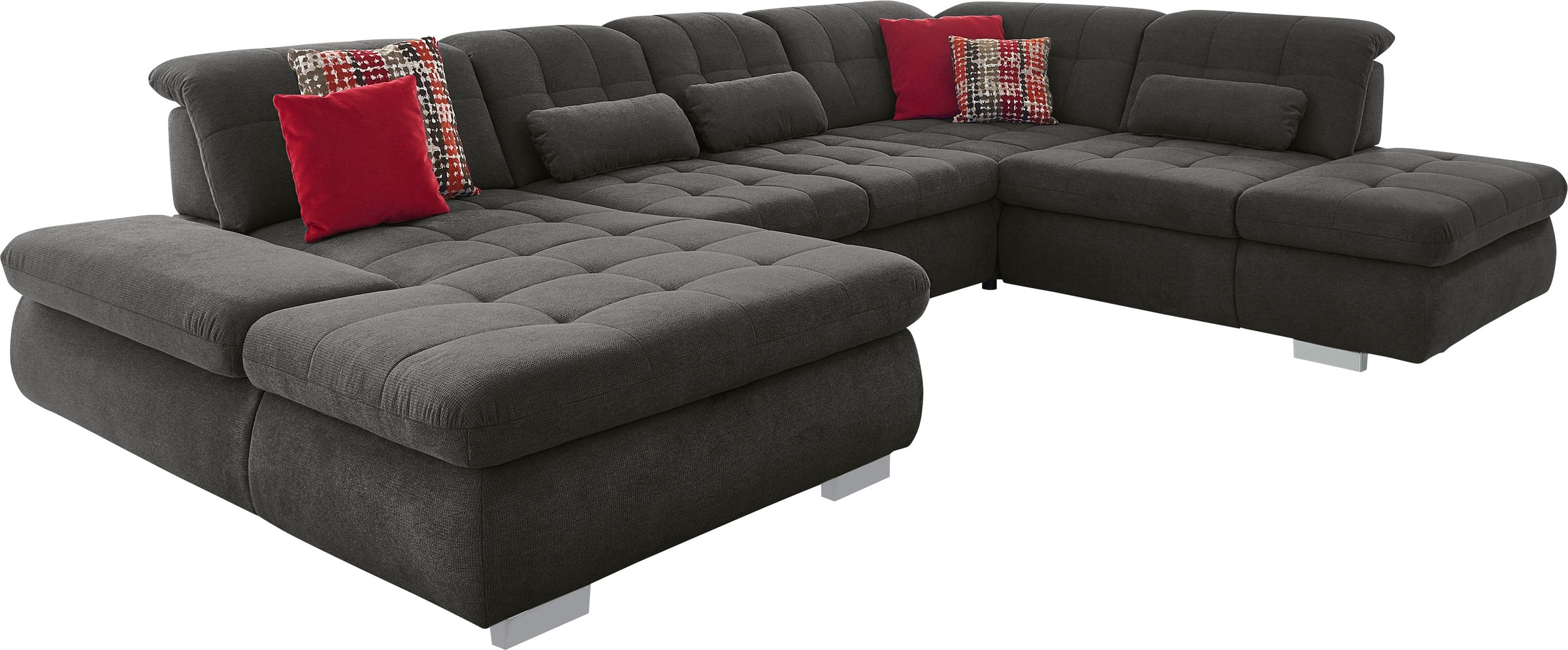 Die PlanBar Ecksofa »MP-IN17004 U-Form«, wahlweise mit Funktionen, Federker günstig online kaufen