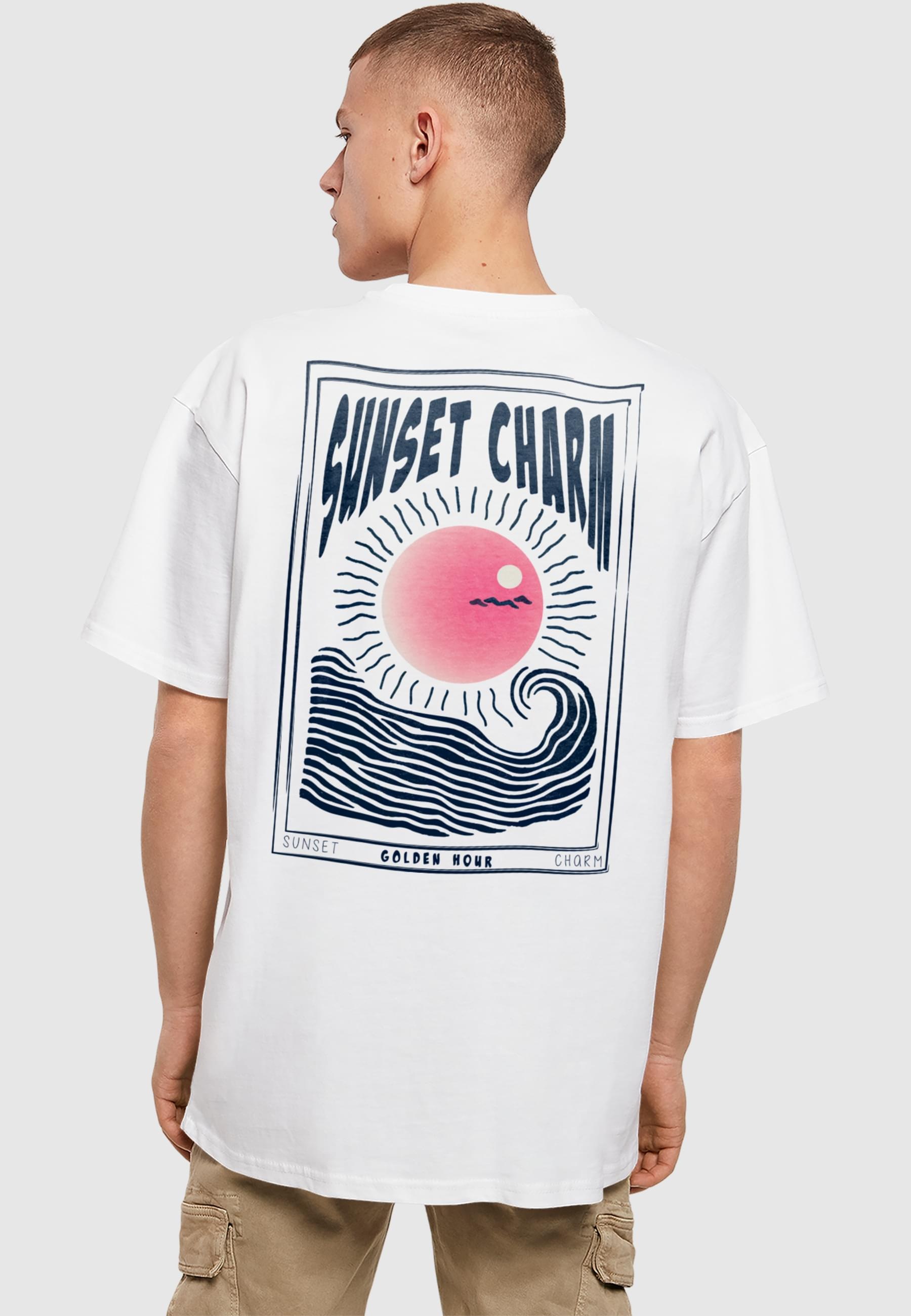 Merchcode T-Shirt »Merchcode Sunset Charm Oversized T-shirt« 1 Stk.