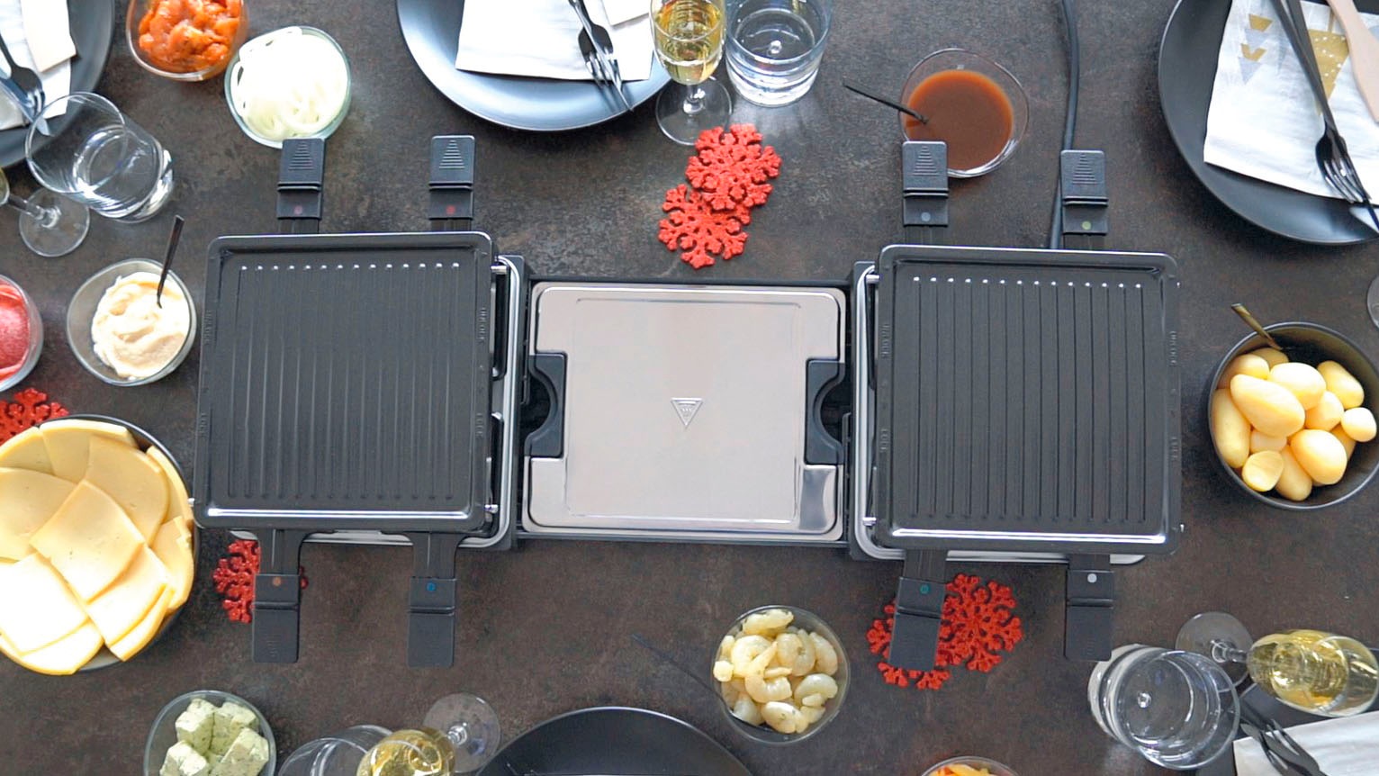 Unold Raclette »48755 RACLETTE Extendable«, 8 St. Raclettepfännchen, 1300 W