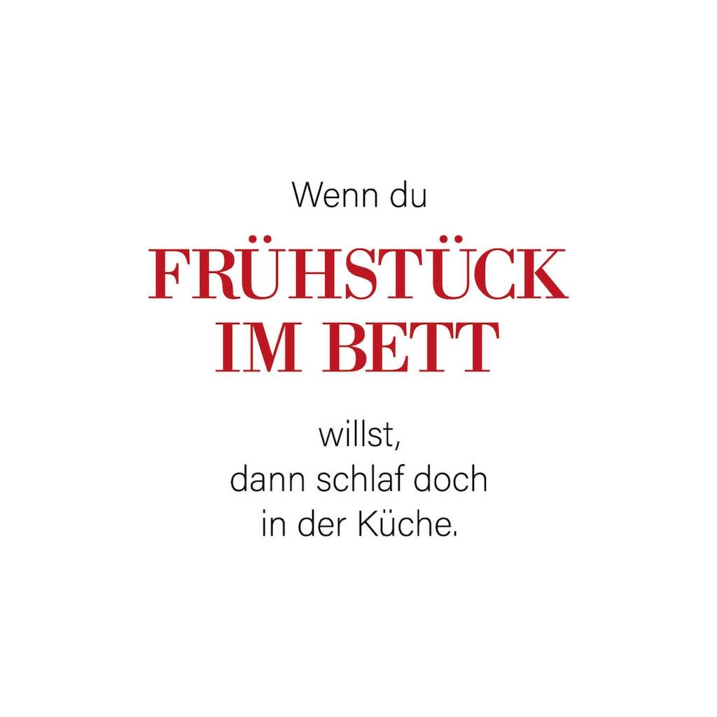 queence Wanddekoobjekt »FRÜHSTÜCK IM BETT«